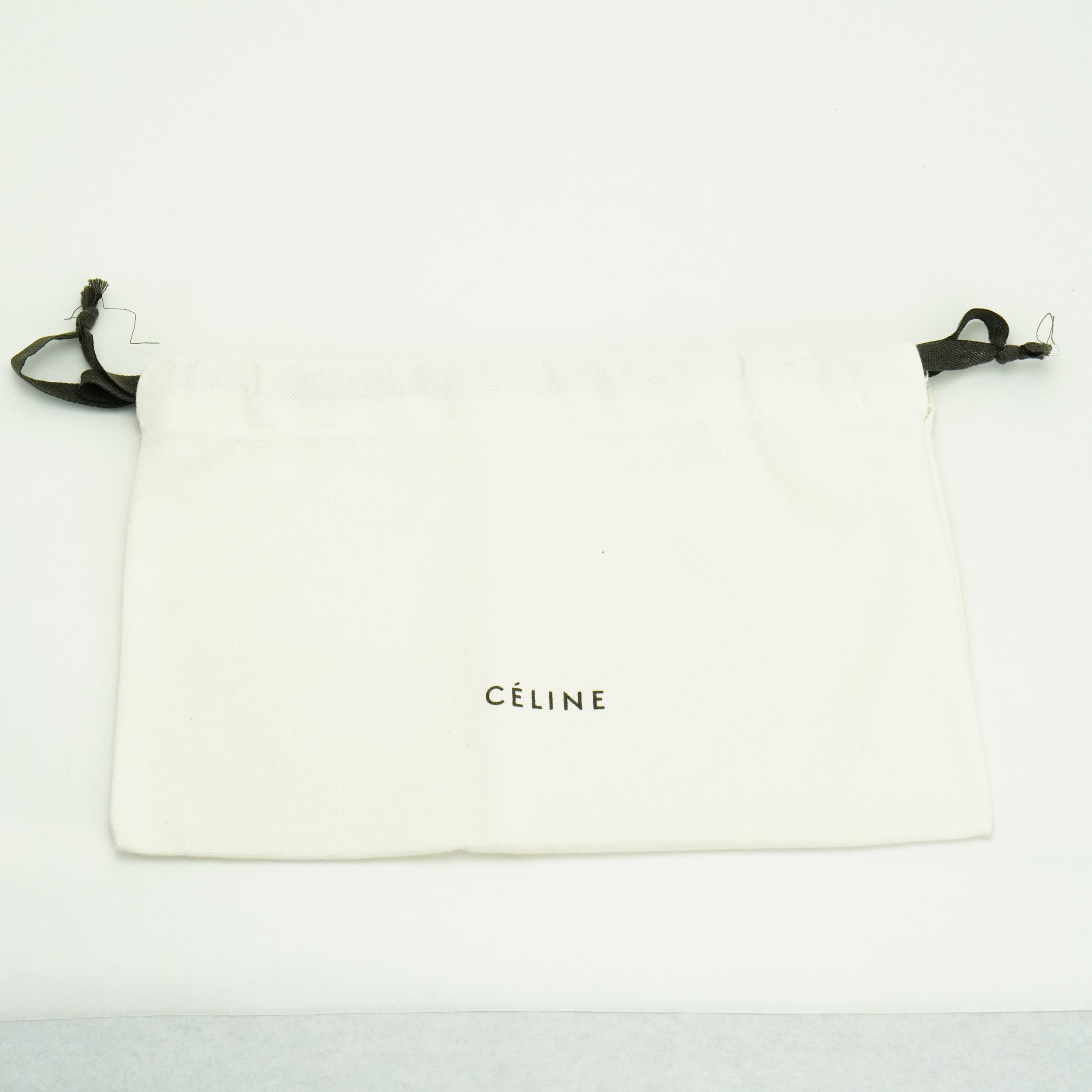 Celine Lambskin Yellow/Grey Clutch Pouch