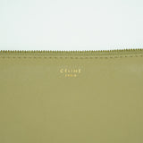 Celine Lambskin Yellow/Grey Clutch Pouch