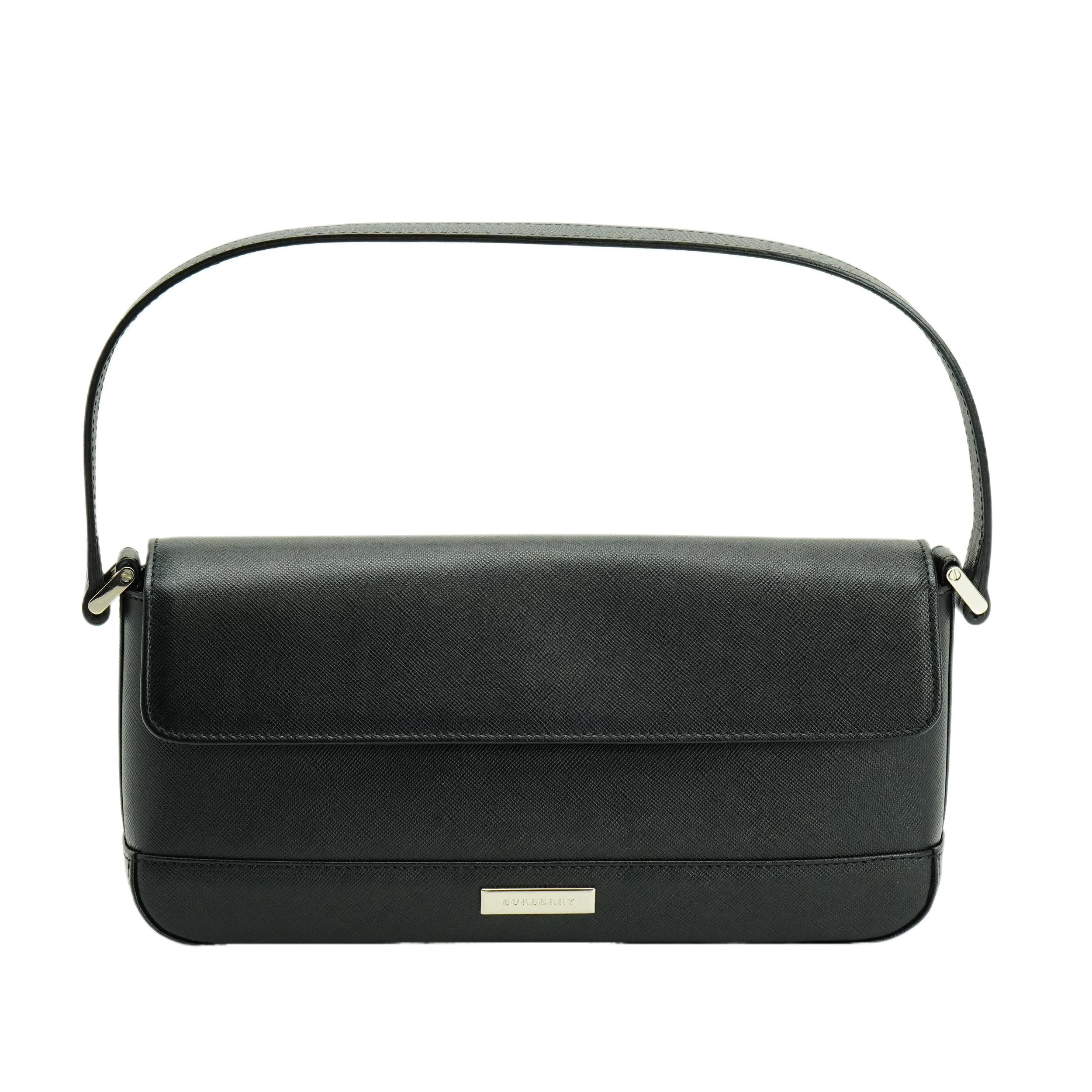 Burberry Black Leather Shoulder Bag