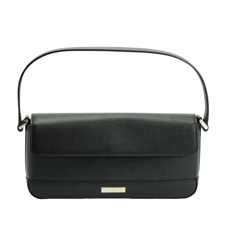 Burberry Black Leather Shoulder Bag