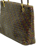 Bottega Veneta Multicoloured Khaki Leather Handbag