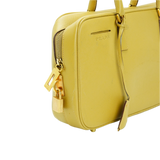 Prada Saffiano Leather Mustard Yellow Handbag