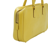 Prada Saffiano Leather Mustard Yellow Handbag