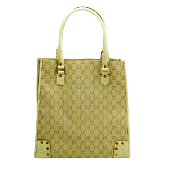 Gucci Beige GG Monogram Canvas Handbag