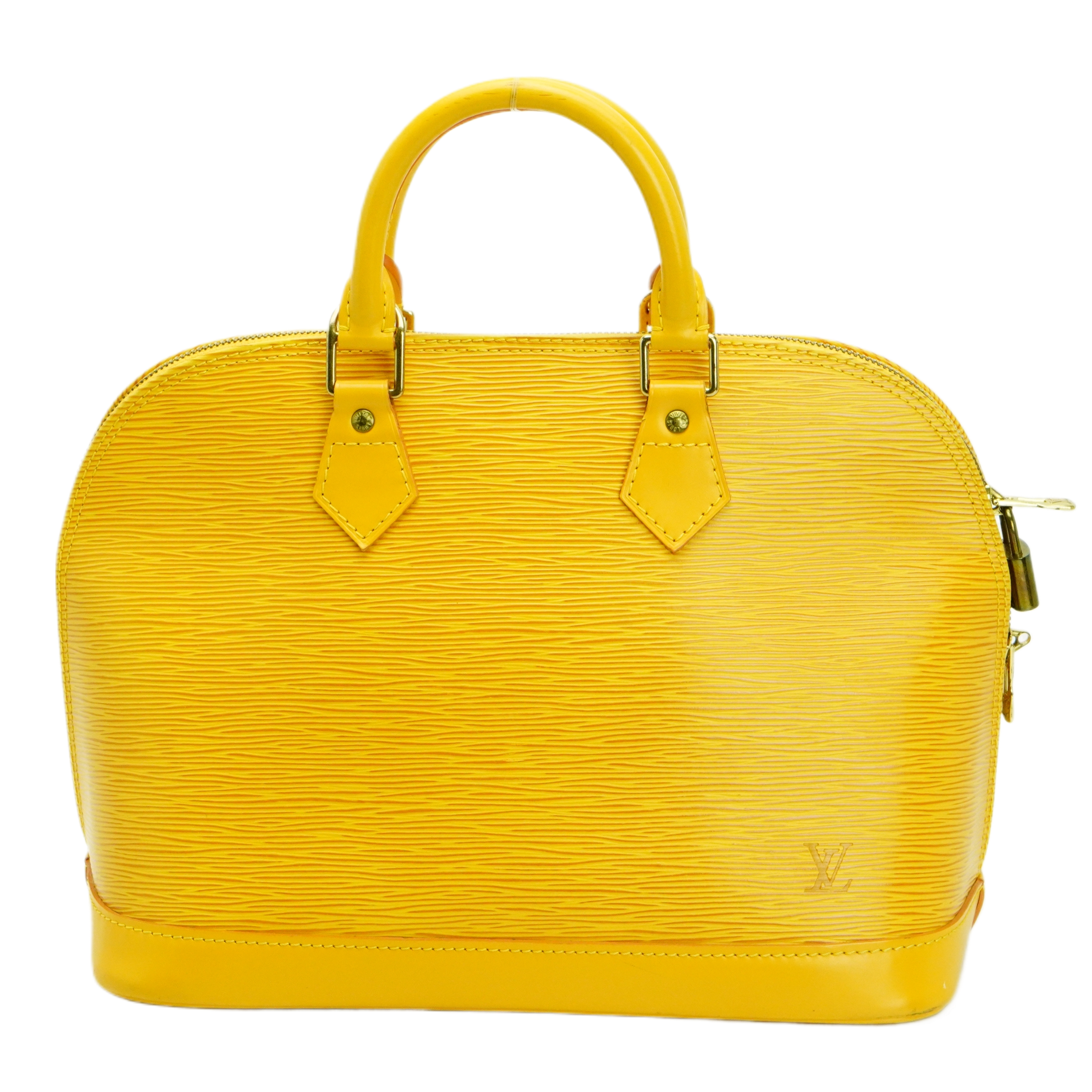 Louis Vuitton Epi Leather Alma Pm Yellow