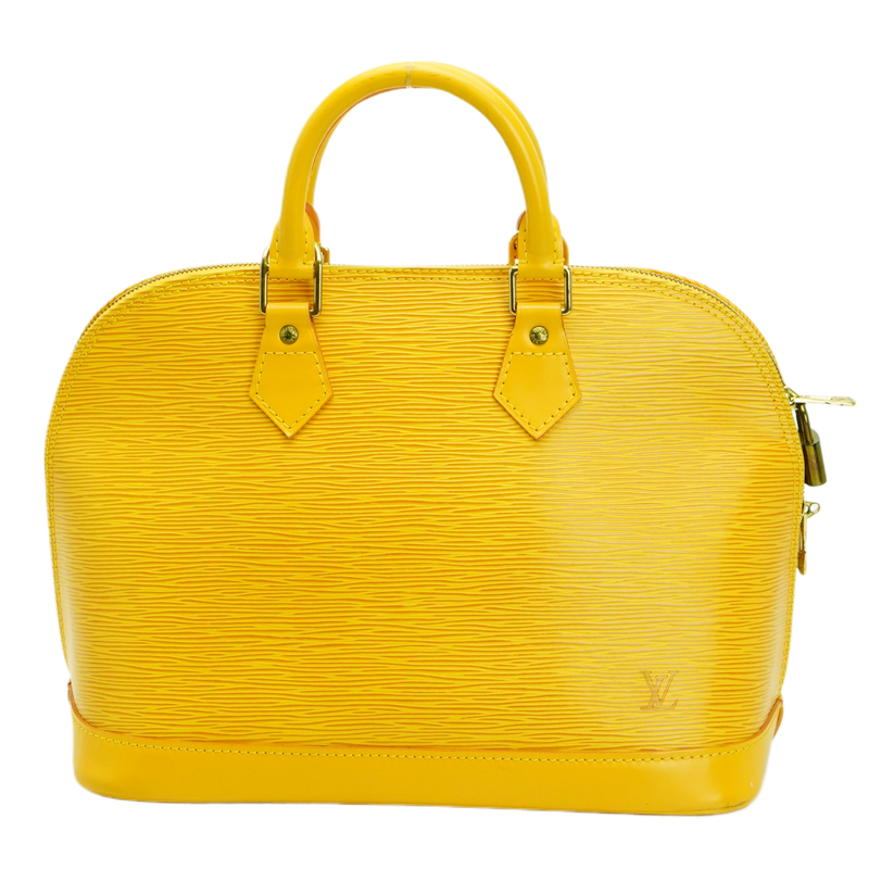 Louis Vuitton Epi Leather Alma Pm Yellow