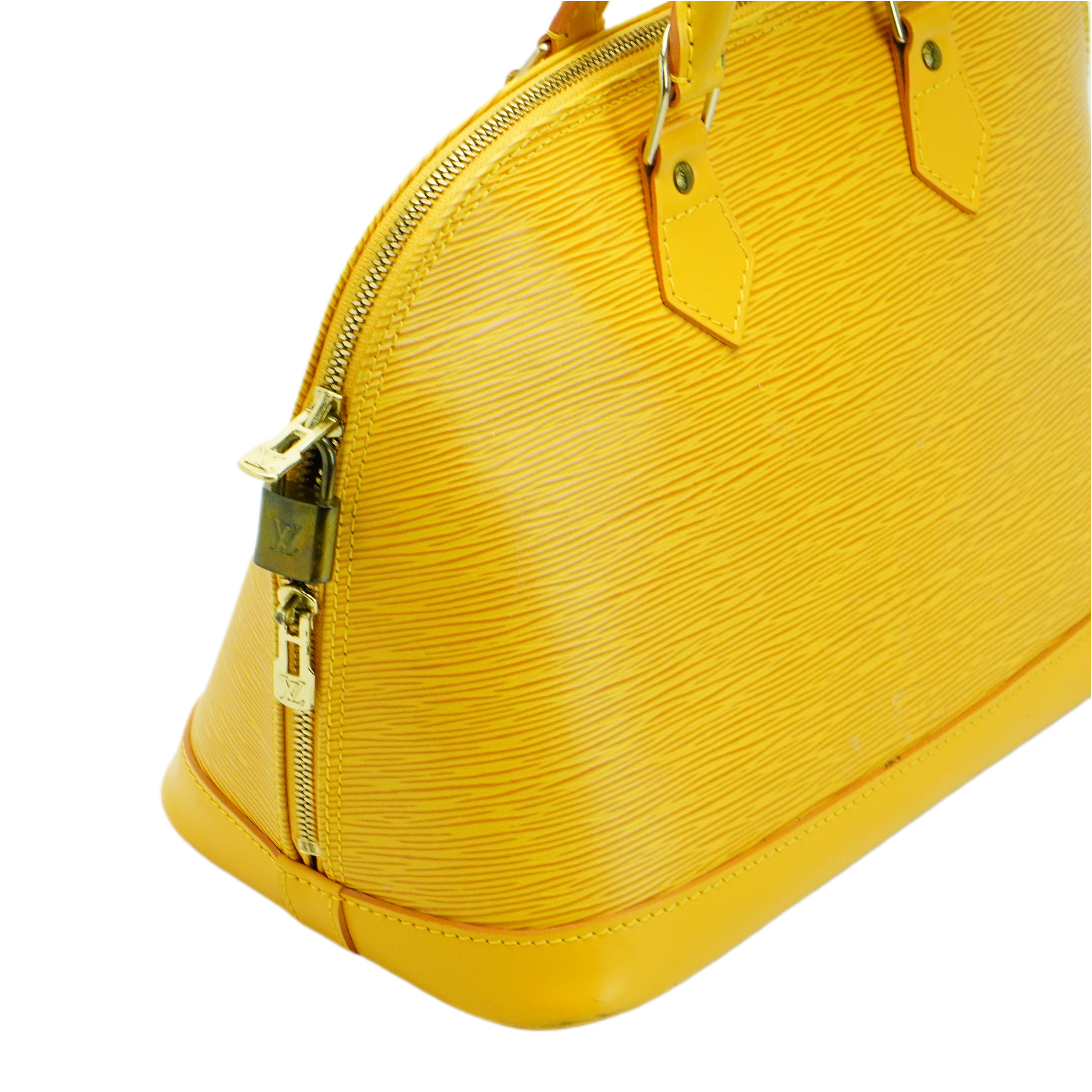 Louis Vuitton Epi Leather Alma Pm Yellow