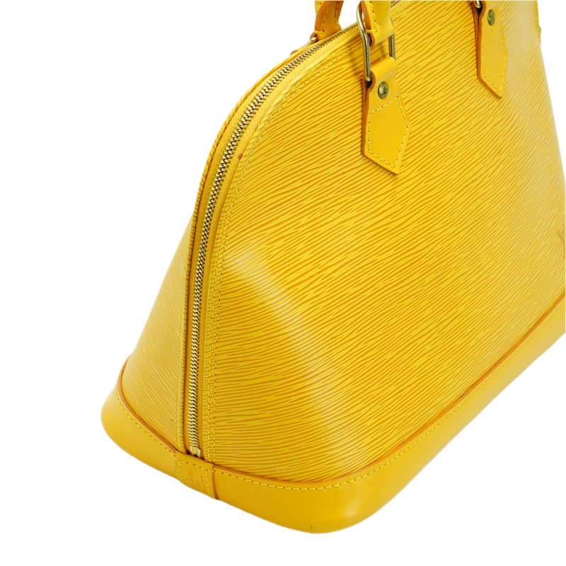 Louis Vuitton Epi Leather Alma Pm Yellow