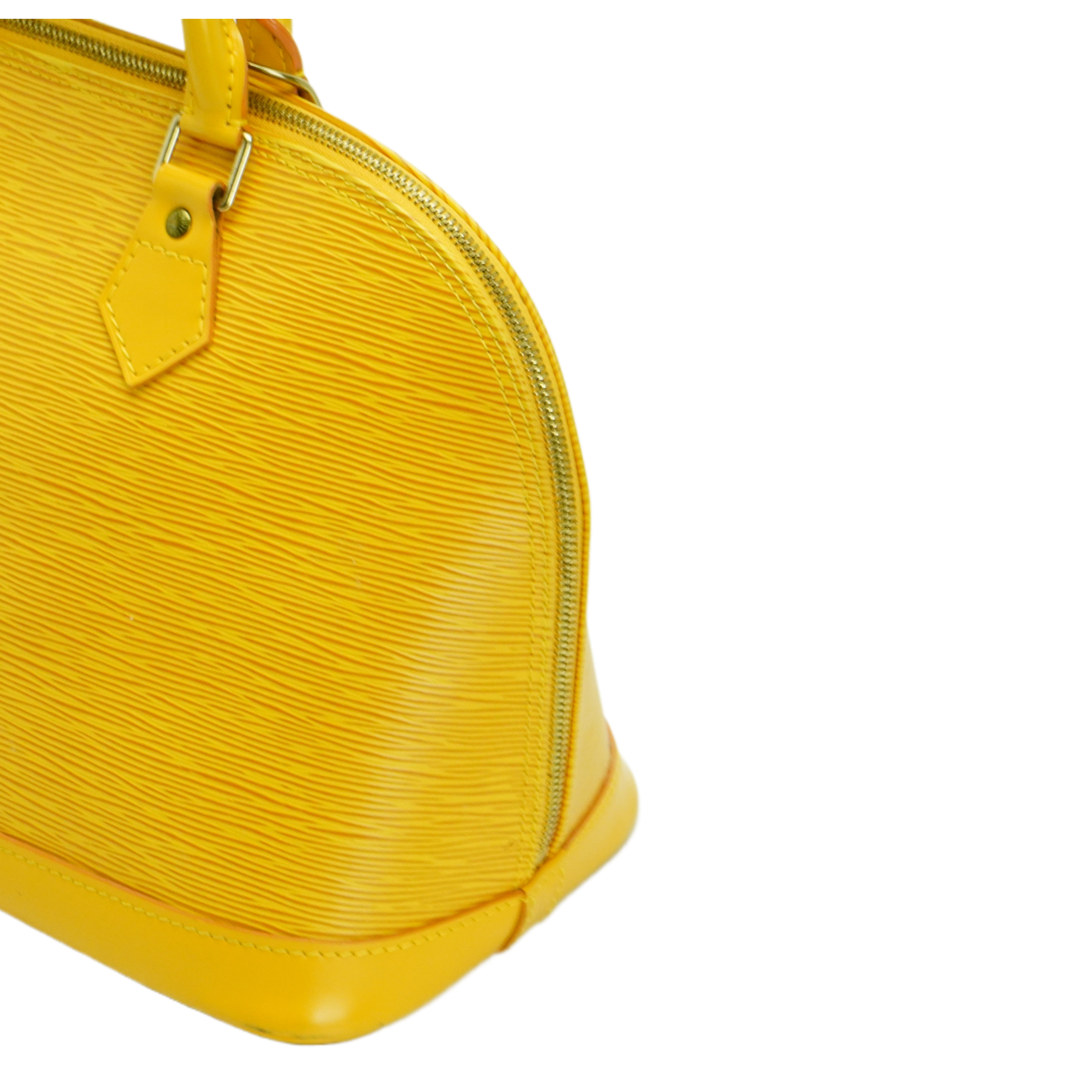 Louis Vuitton Epi Leather Alma Pm Yellow