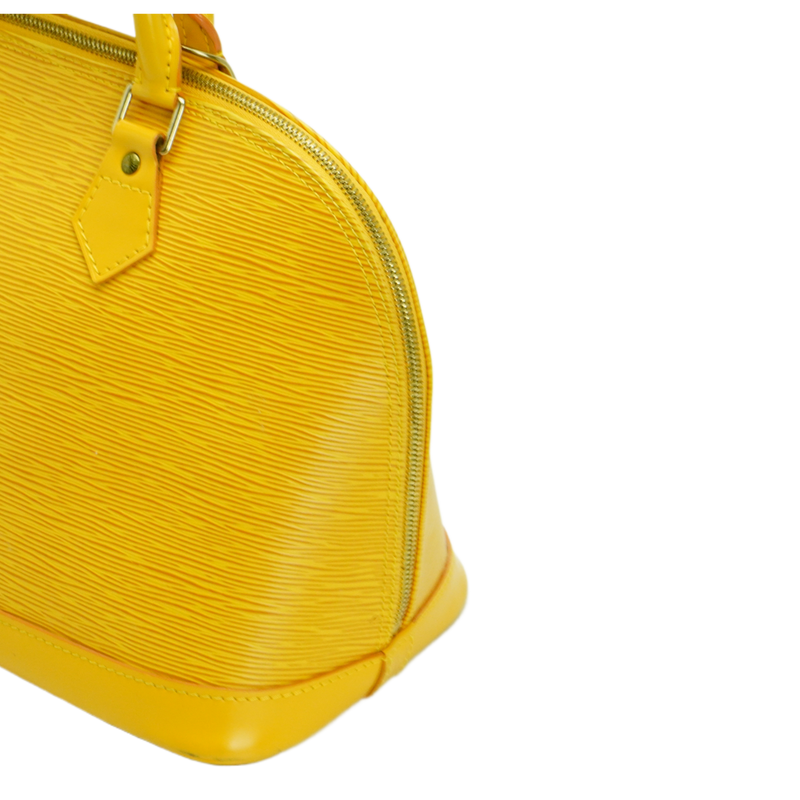 Louis Vuitton Epi Leather Alma Pm Yellow