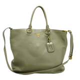 Prada Grey Vitello Daino Handbag