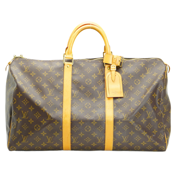 Louis Vuitton Brown Monogram Keepall 50 Bag