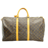 Louis Vuitton Brown Monogram Keepall 50 Bag