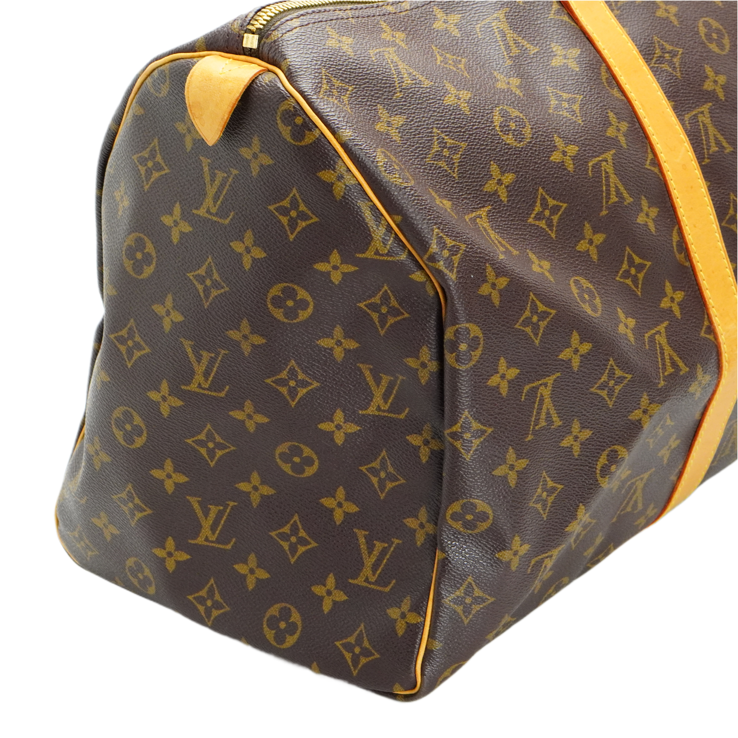 Louis Vuitton Brown Monogram Keepall 50 Bag