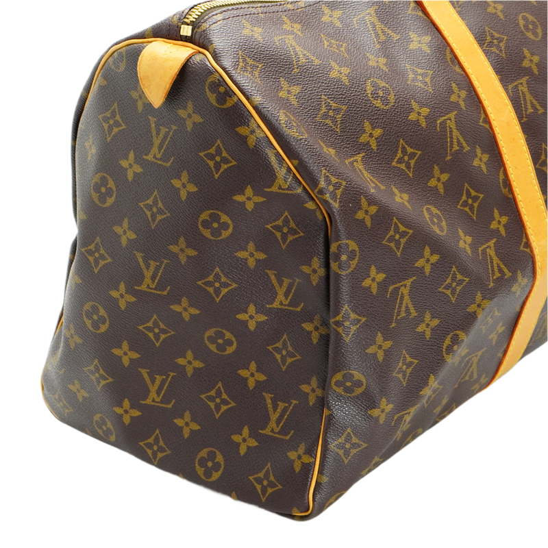 Louis Vuitton Brown Monogram Keepall 50 Bag