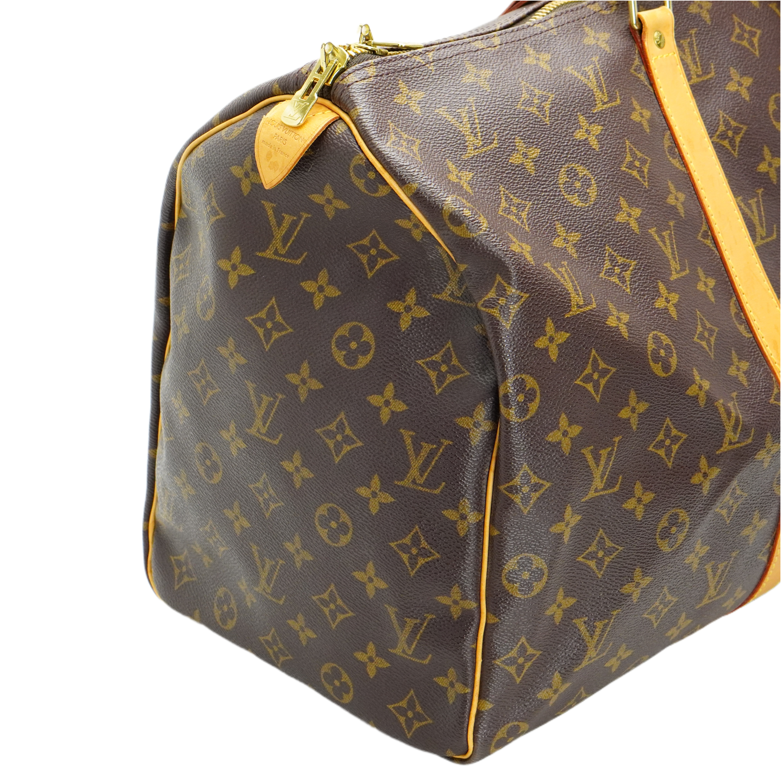 Louis Vuitton Brown Monogram Keepall 50 Bag