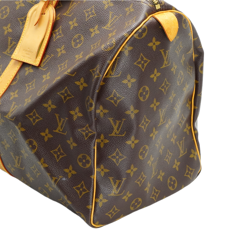 Louis Vuitton Brown Monogram Keepall 50 Bag