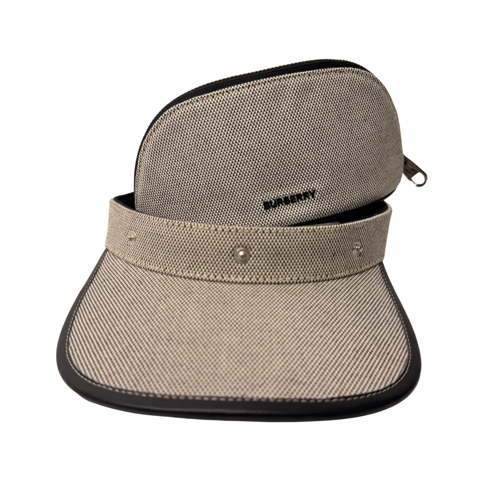 Burberry Neoprene Detachable Pouch Sun Visor Cap hat Small