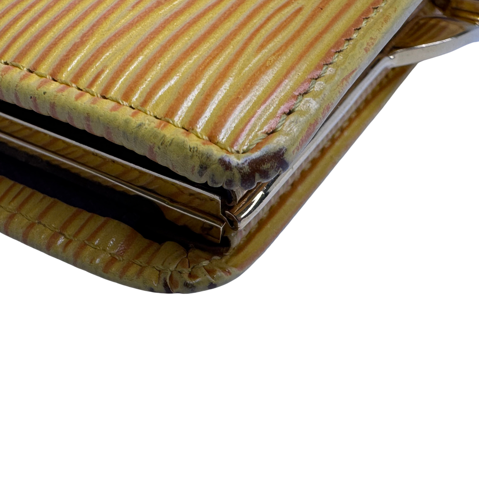 Louis Vuitton Epi Leather Long Wallet Yellow