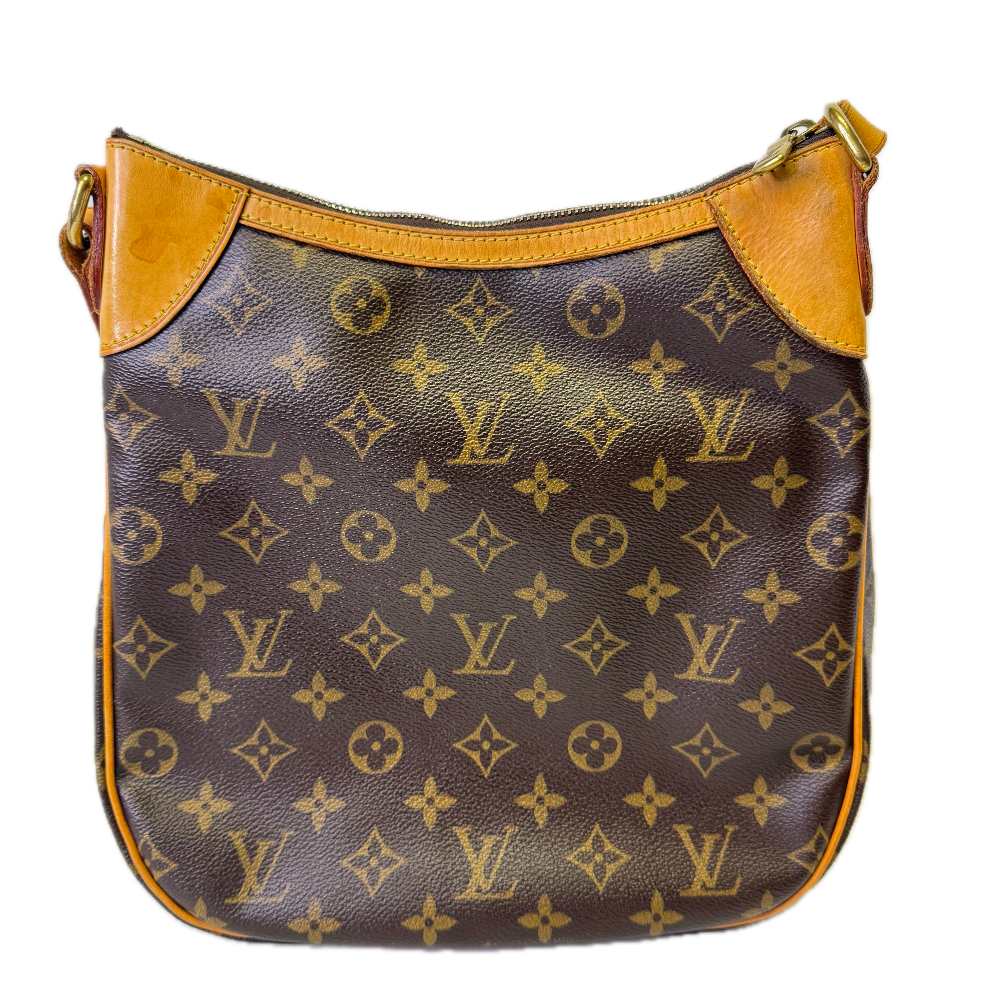 Louis Vuitton Monogram Odean Shoulder Bag Brown