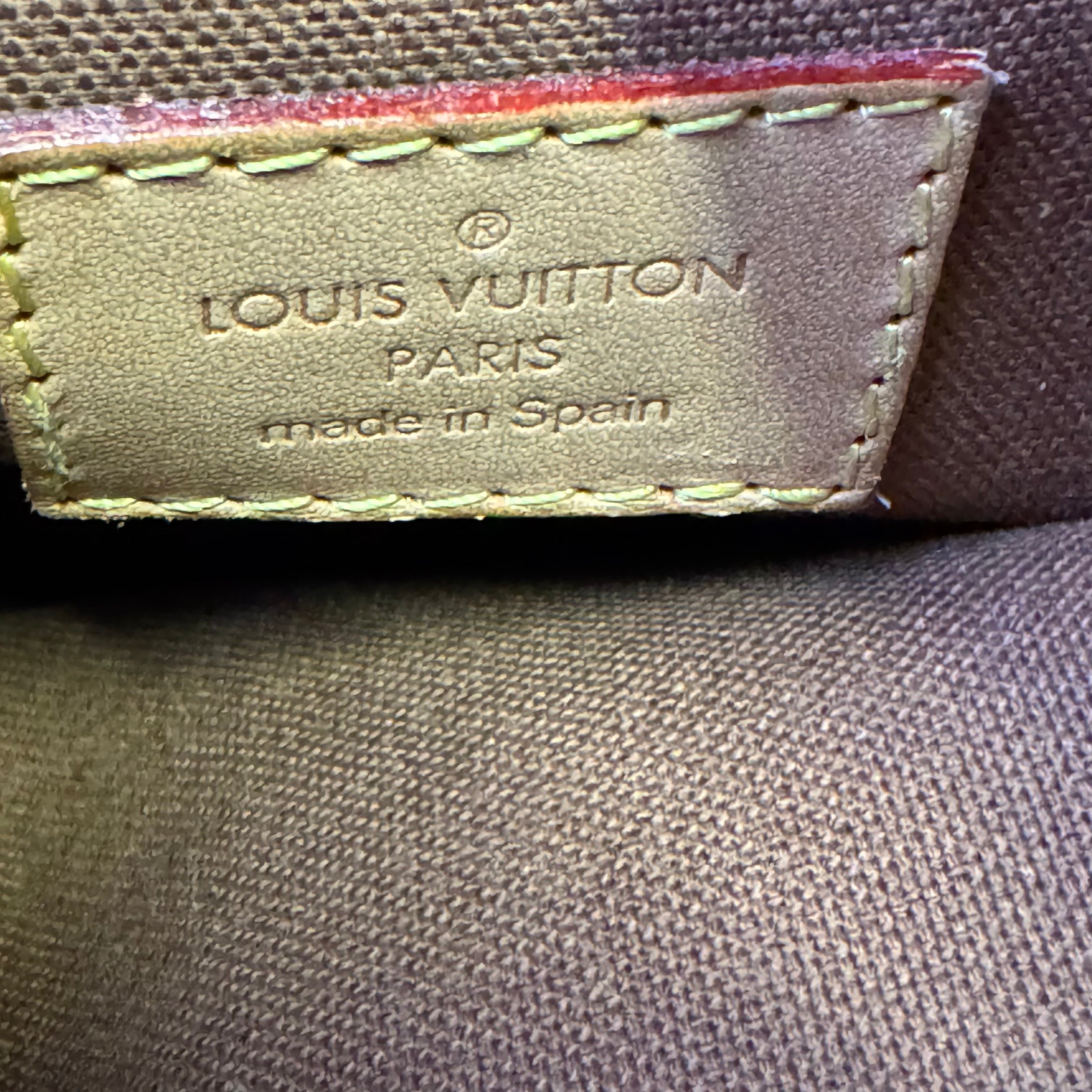 Louis Vuitton Monogram Odean Shoulder Bag Brown