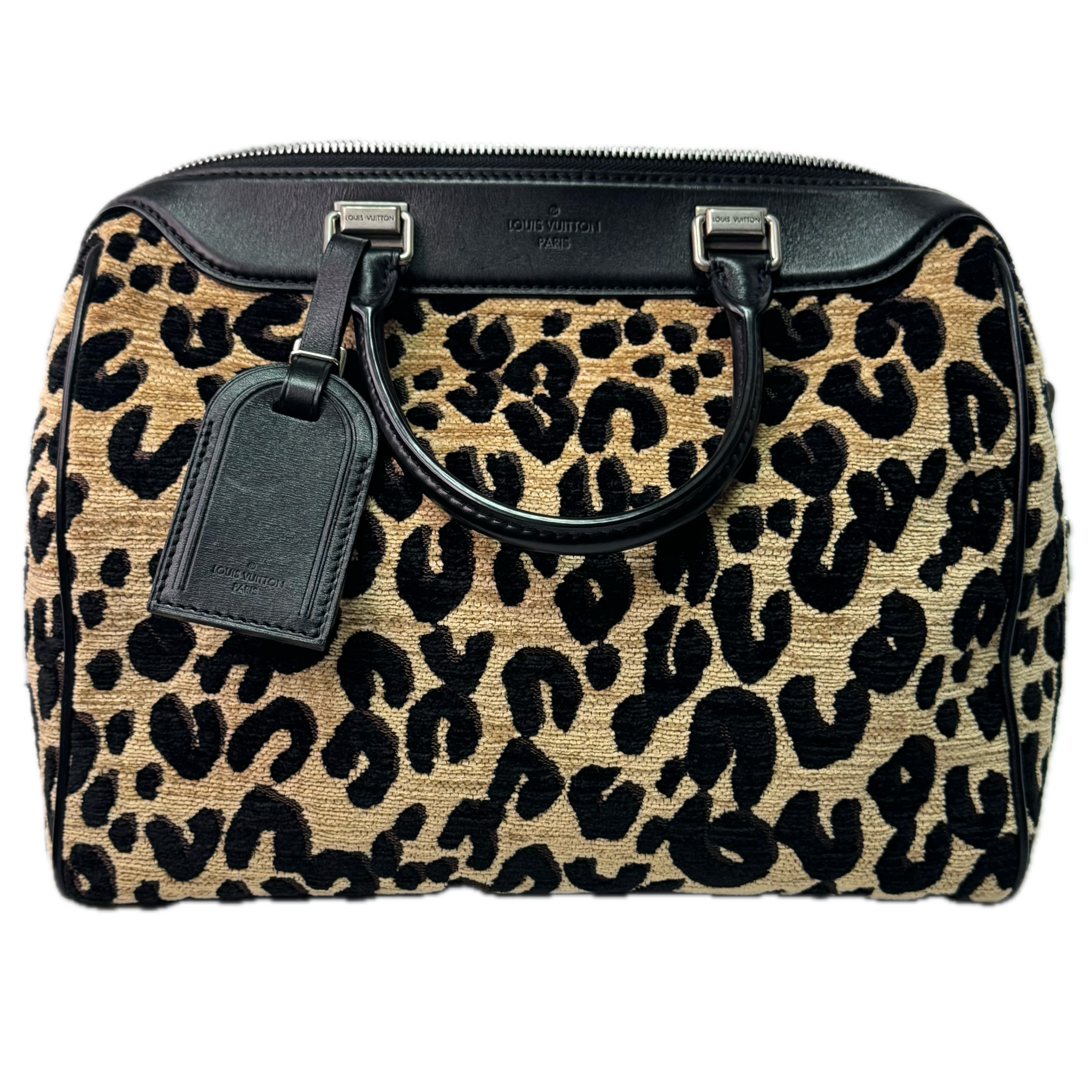 Louis Vuitton x Sprouse Leopard Print Speedy 30 Handbag