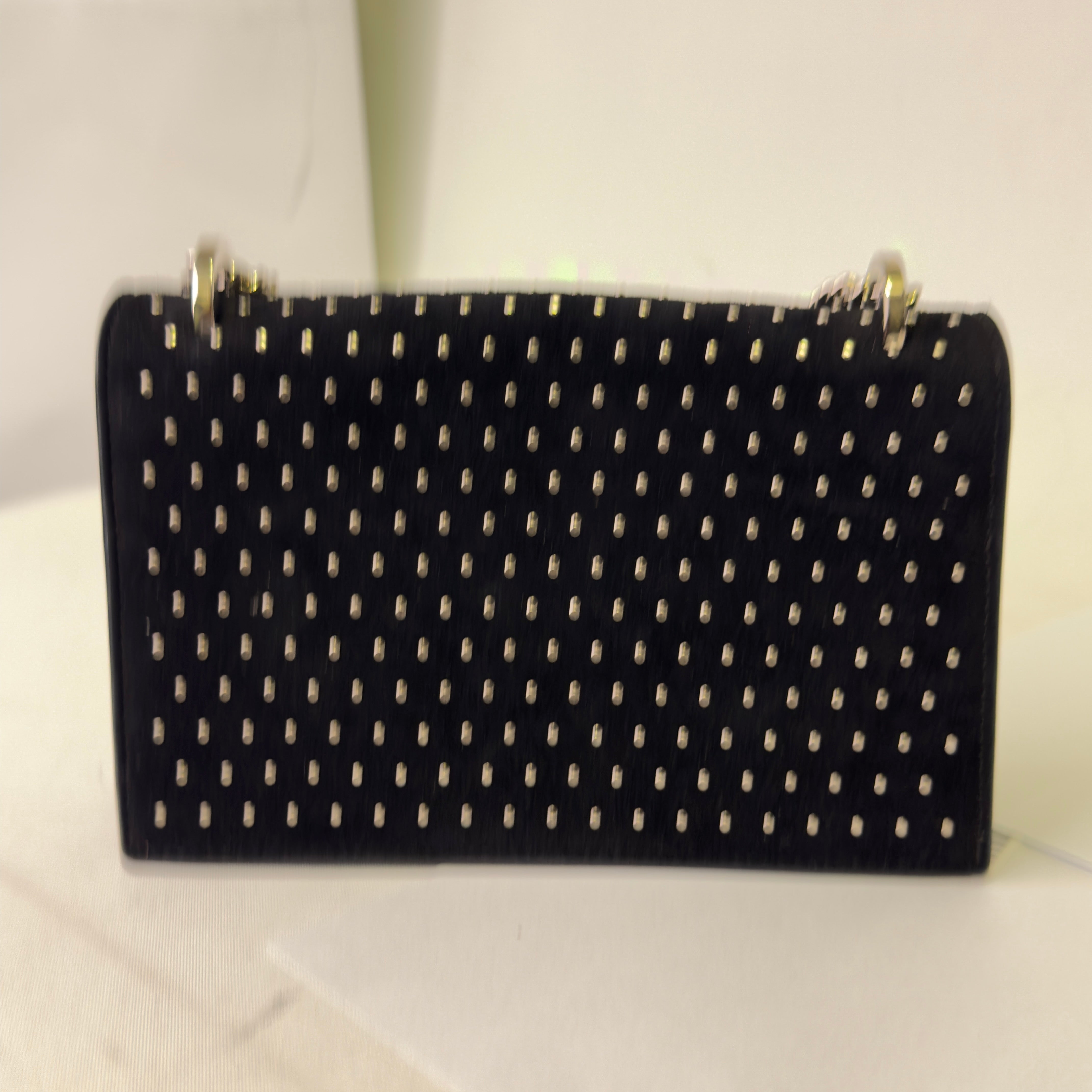 Jimmy Choo Studded Crossbody Bag Black