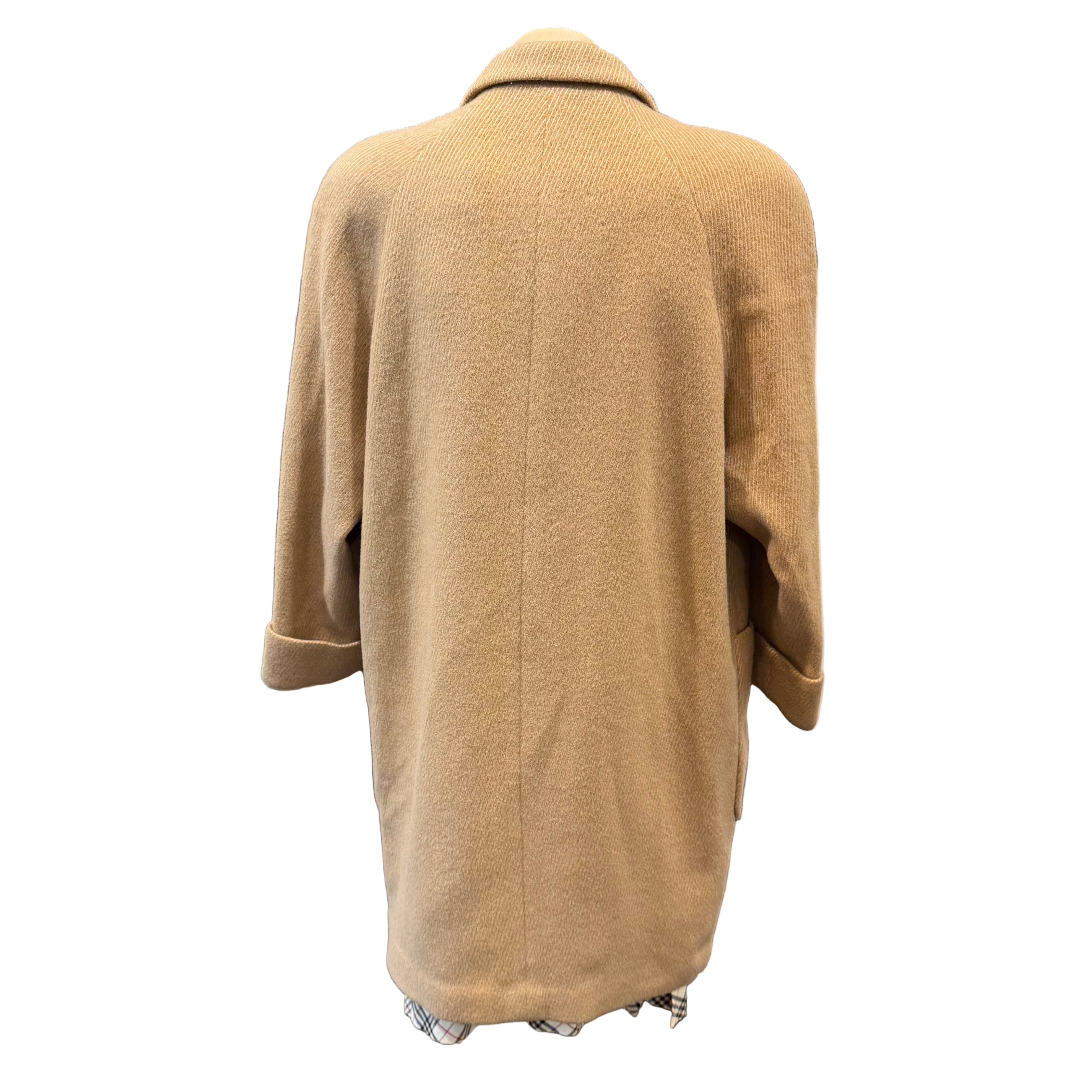 Burberry Coat Wool Beige Medium