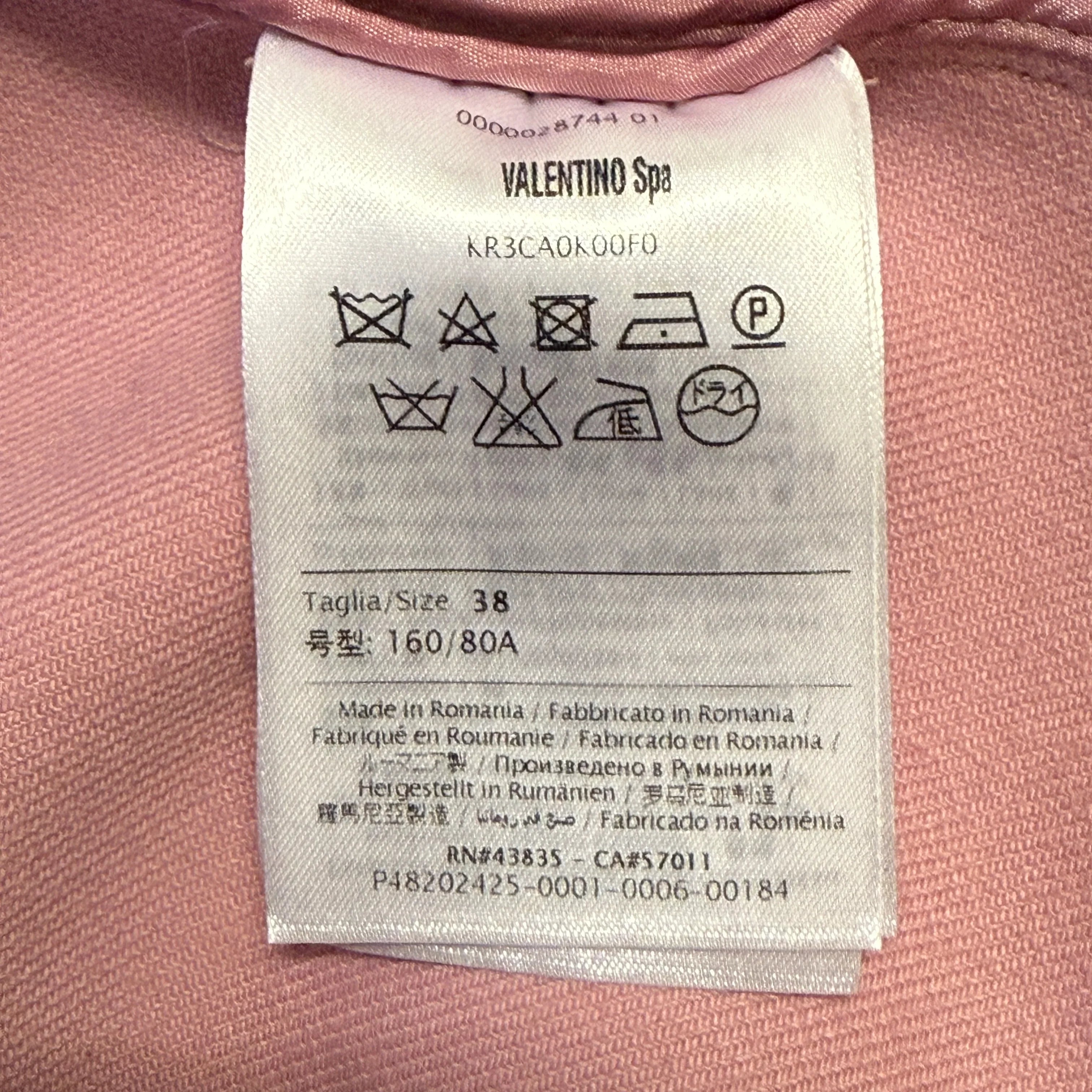 Red Valentino Split back Coat jacket Pink size 38