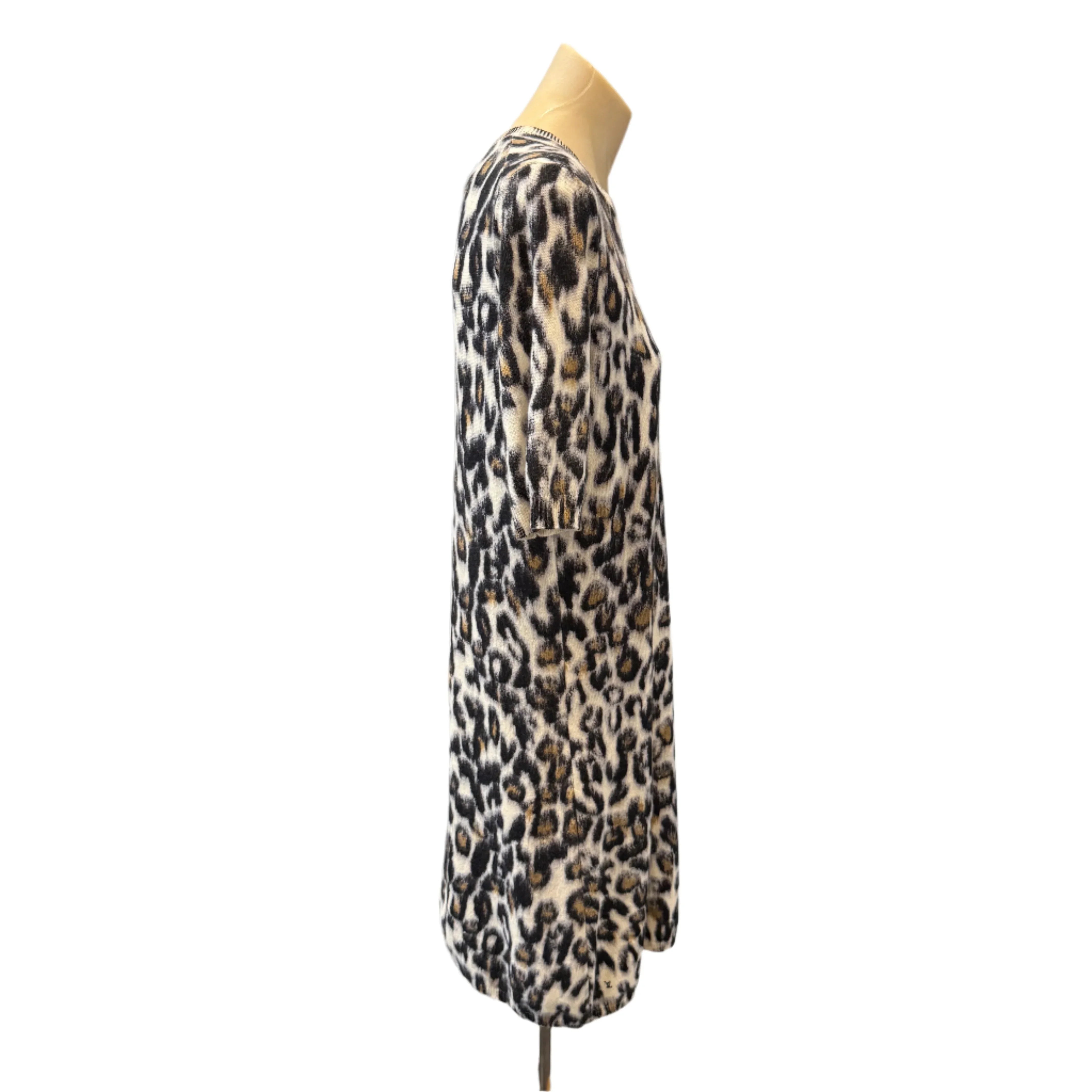 Louis Vuitton Cachemire Leopard Print Mini Dress Medium
