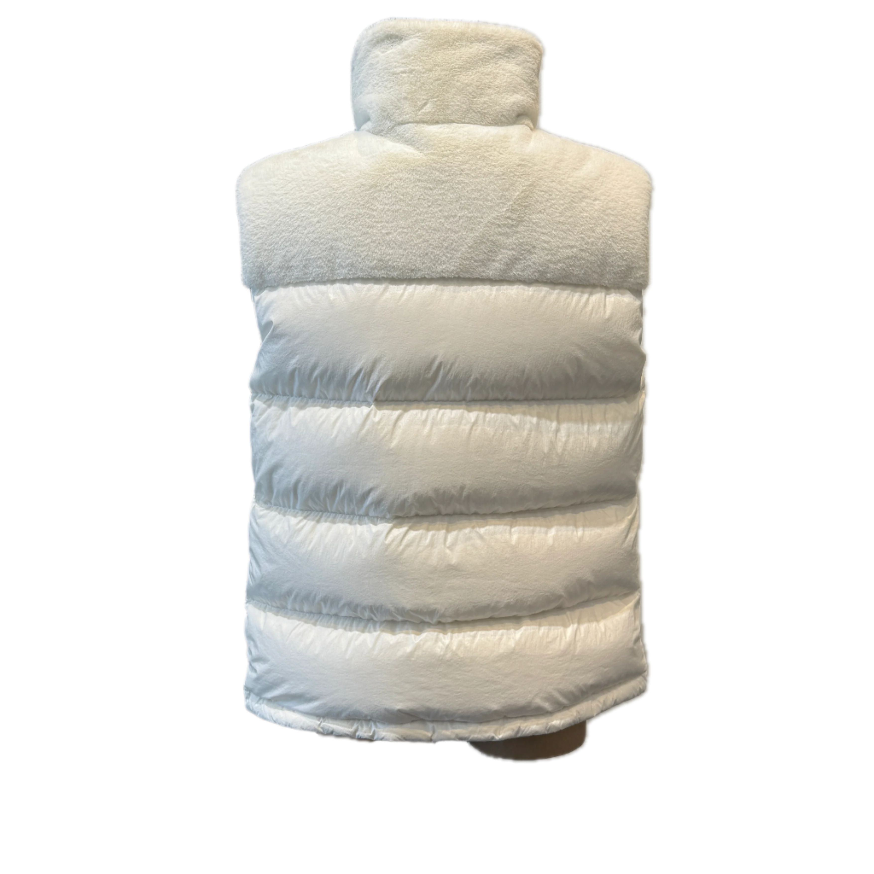white Moncler Puffer Vest, 0