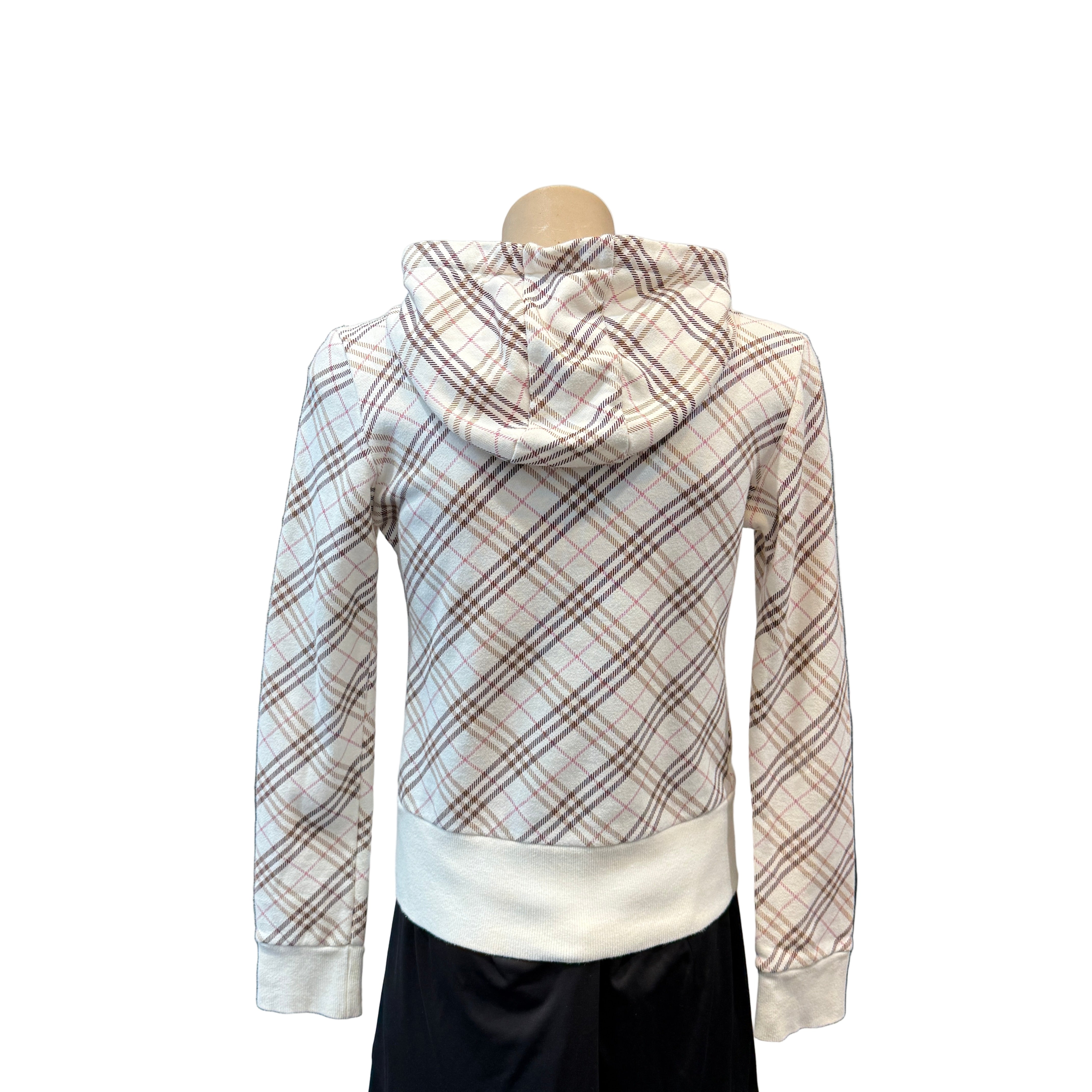 Burberry Blue Label Jacket Hoodie 38 White