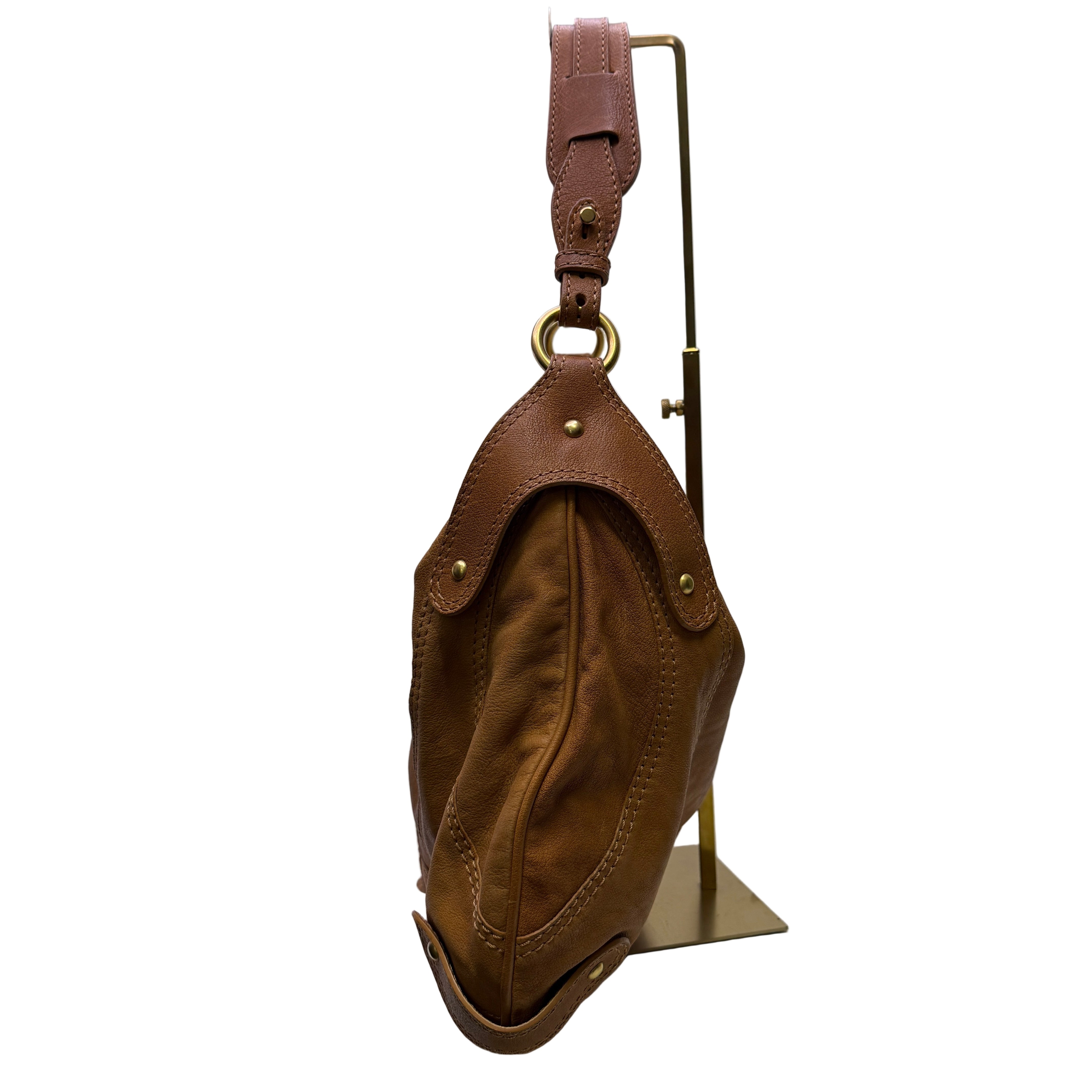 Valentino Shoulder Bag Leather Brown