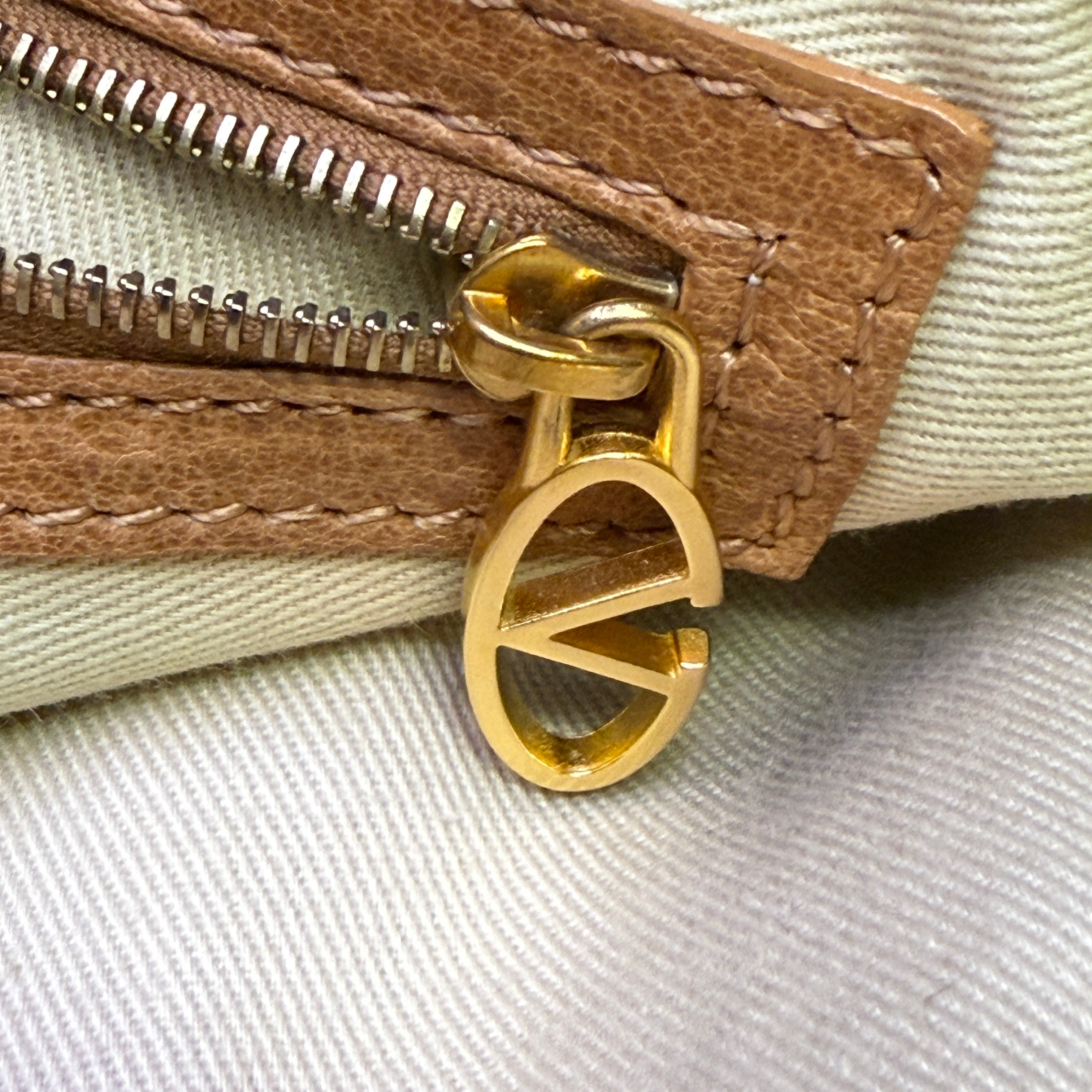 Valentino Shoulder Bag Leather Brown