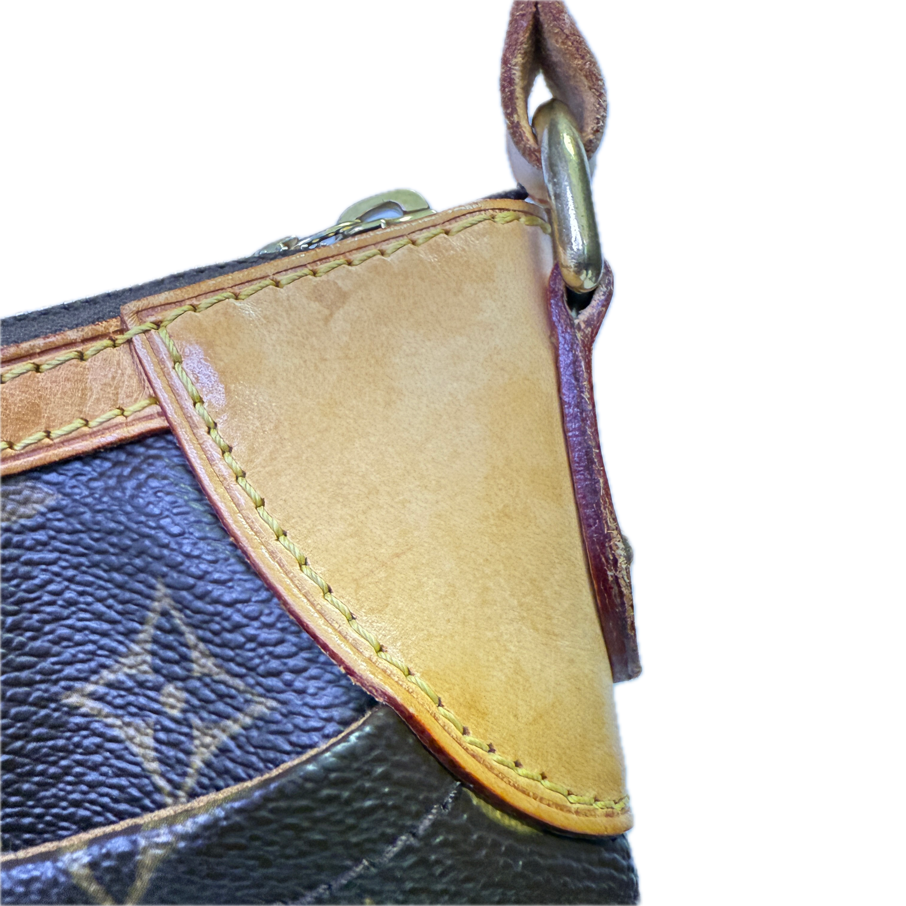 Louis Vuitton Monogram Odean Shoulder Bag Brown