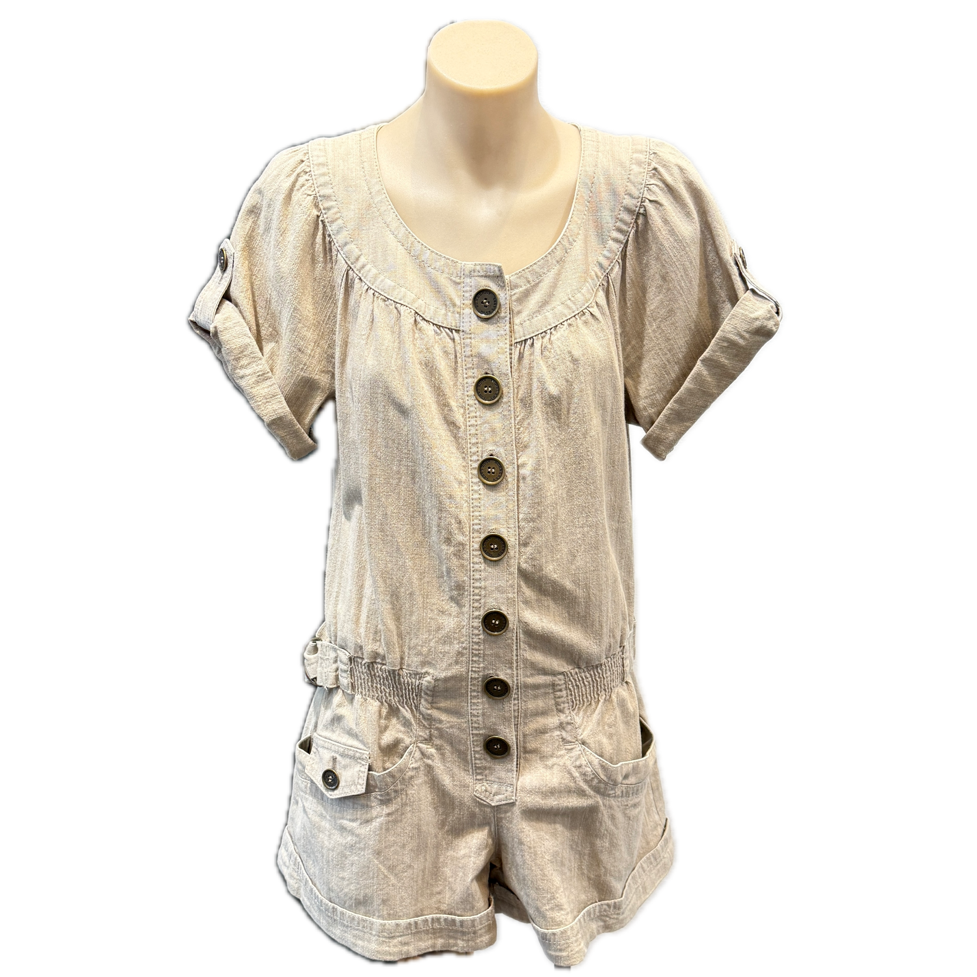 Burberry London Blue Label Jumpsuit Beige 36
