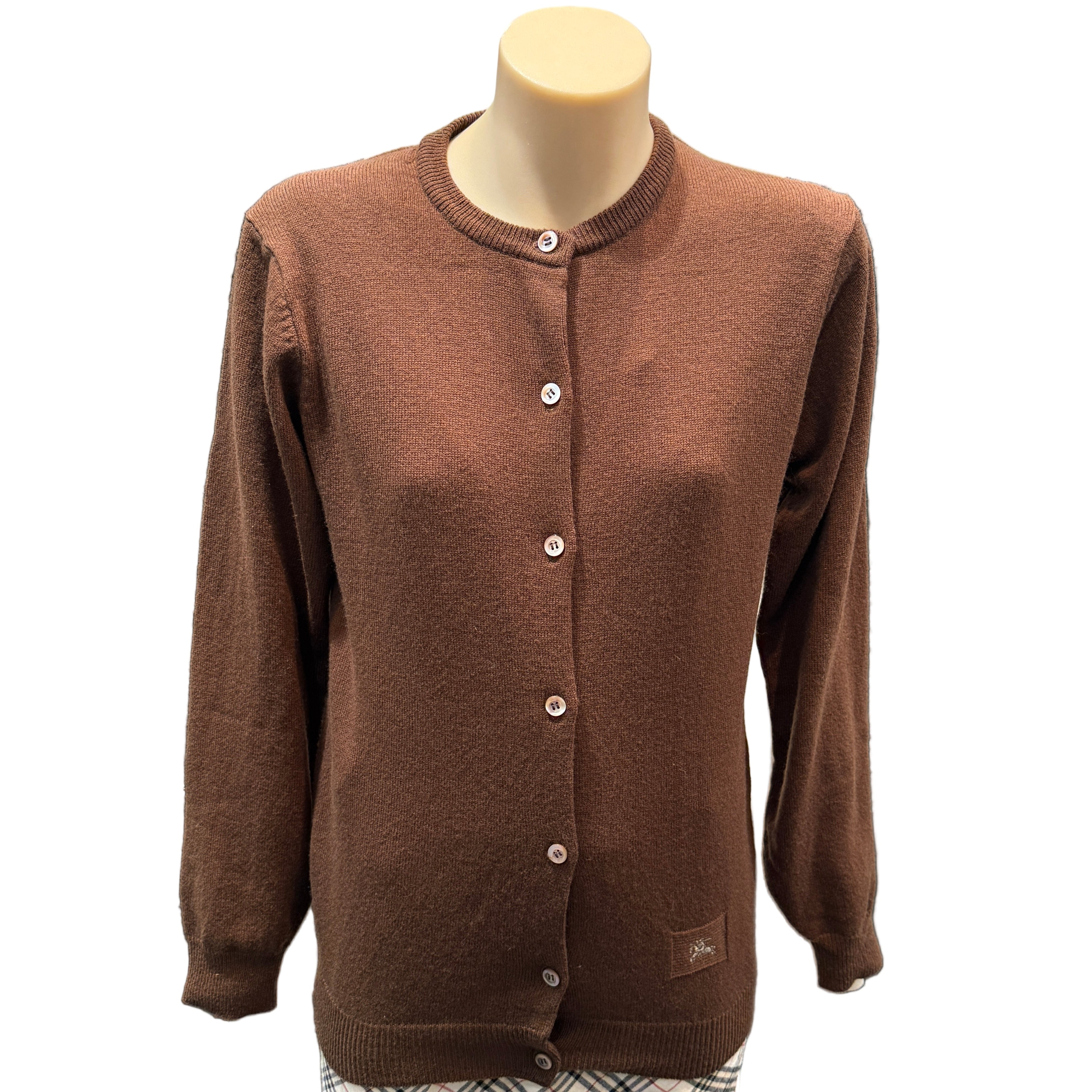 Burberry Cardigan Wool Brown