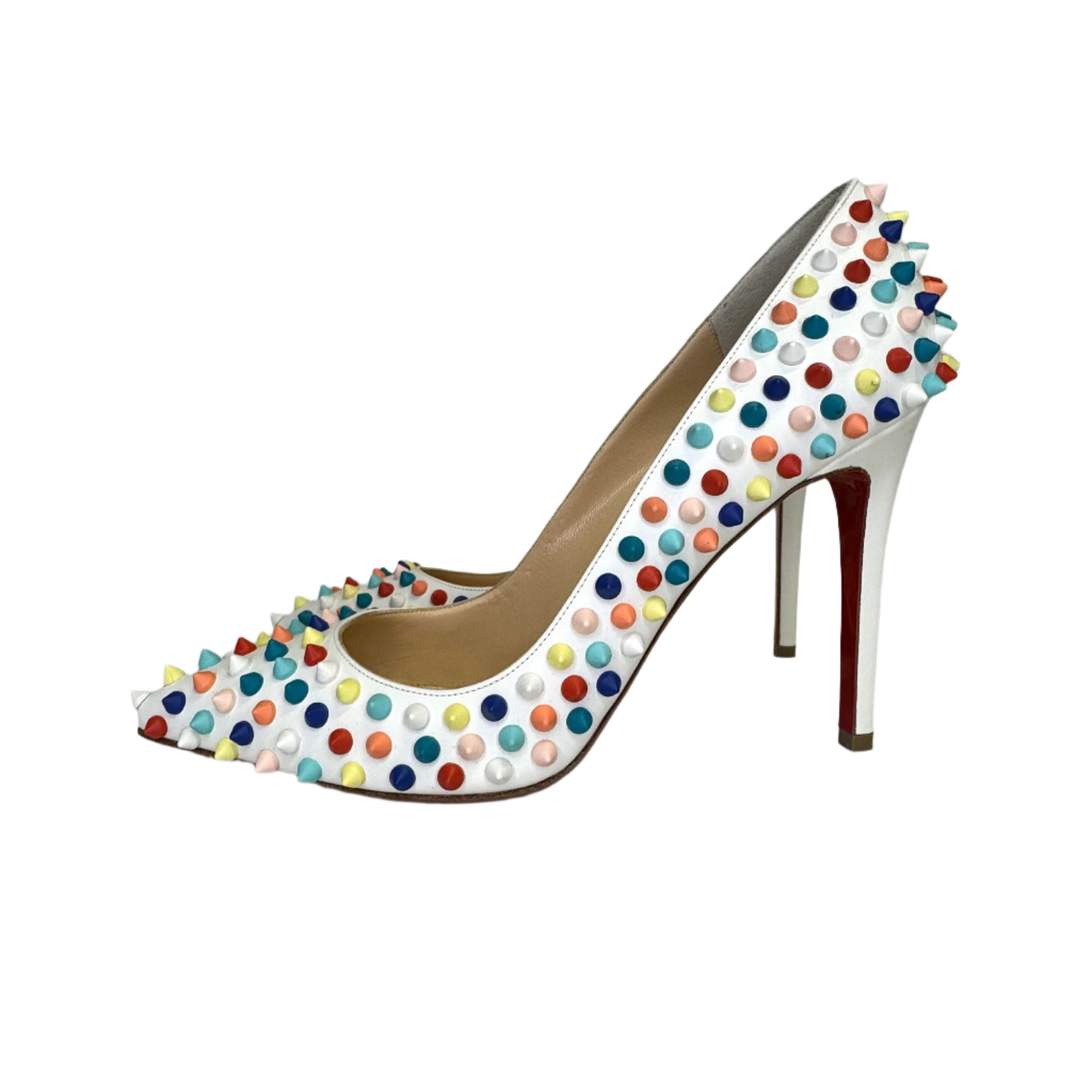 Christian Louboutin Gomme Pigalle Spikes 120 Pumps Multicoloured 39.5