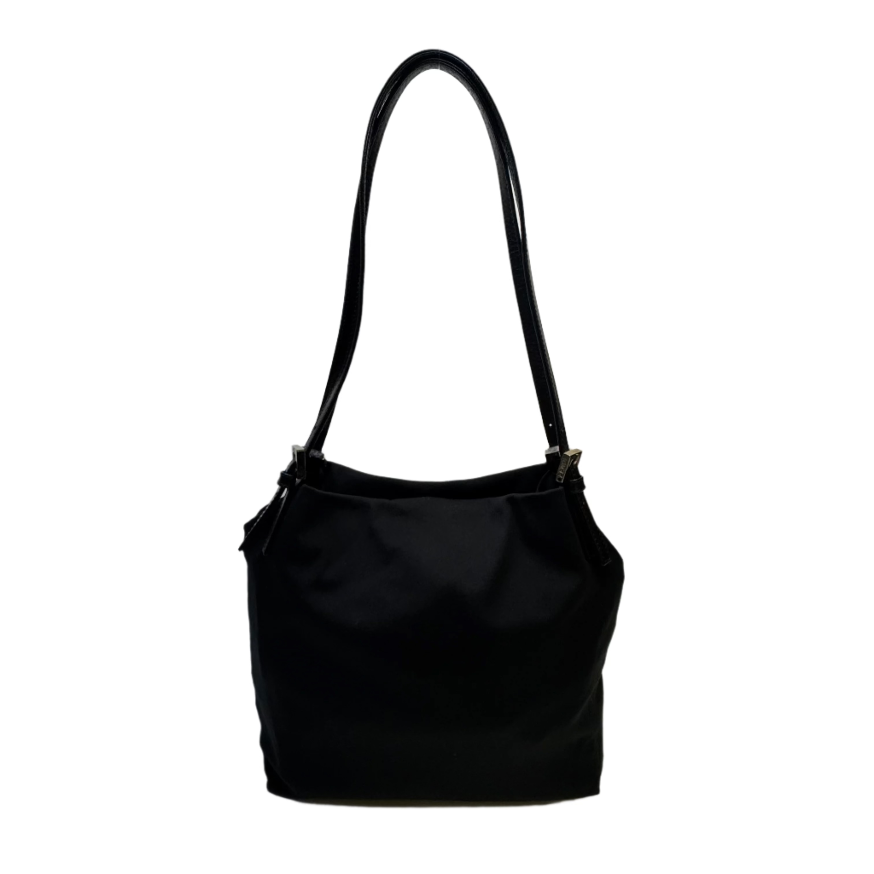 Fendi Mini Tote Bag Nylon Black