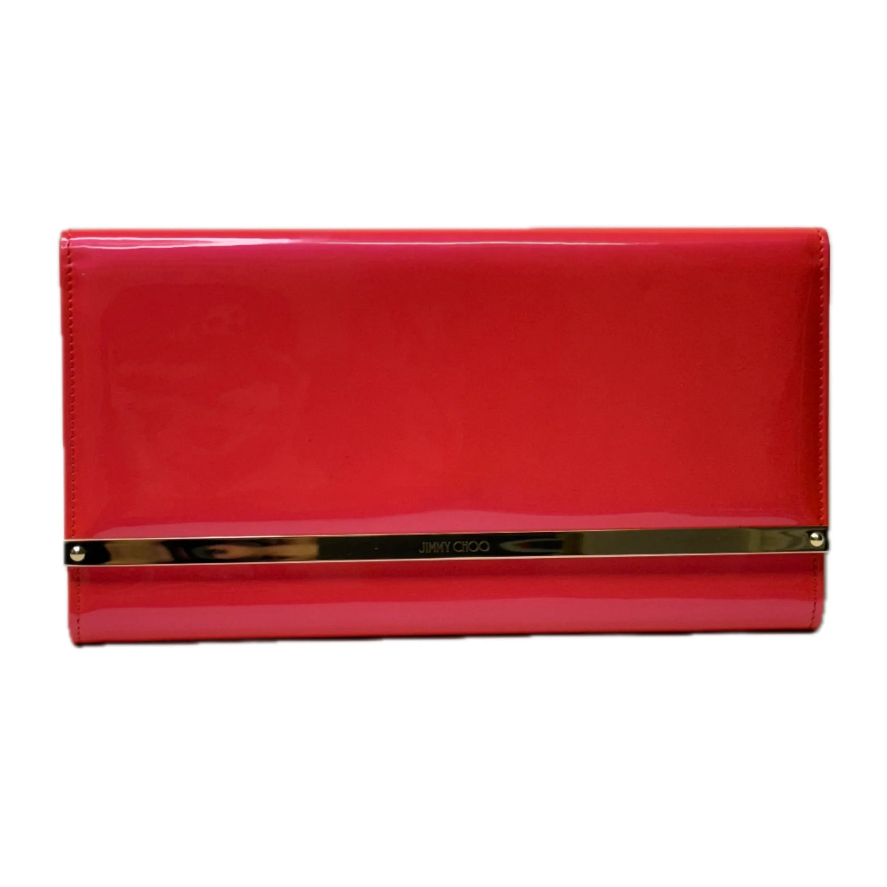 Jimmy Choo Clutch Patent Leather Pink