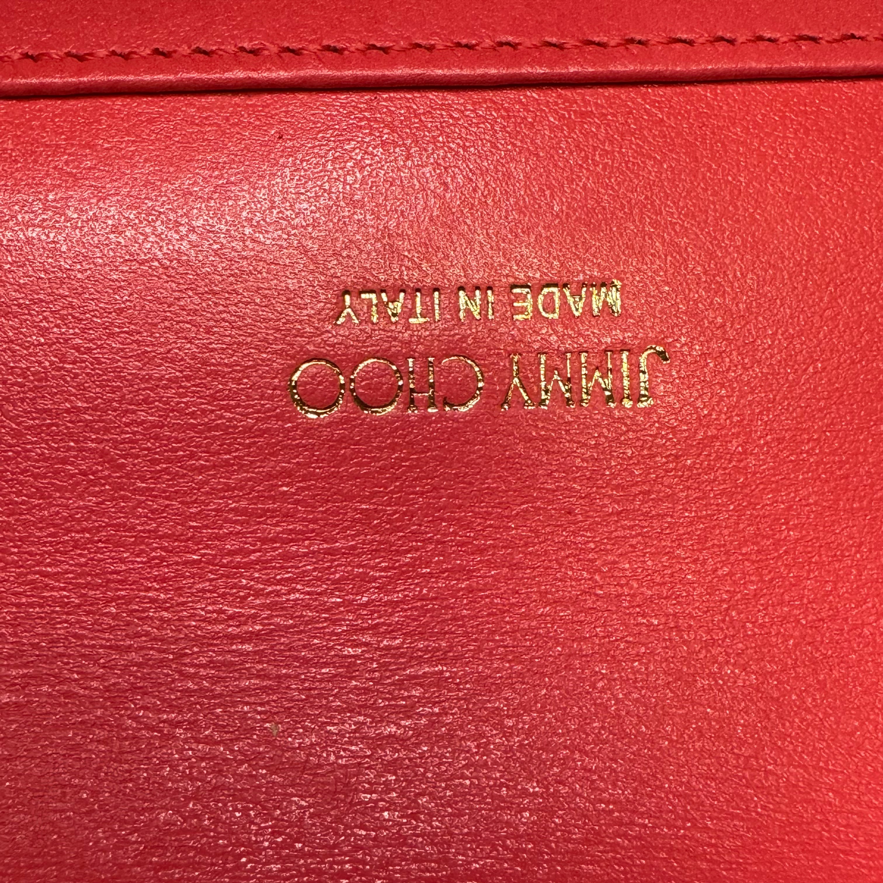 Jimmy Choo Clutch Patent Leather Pink