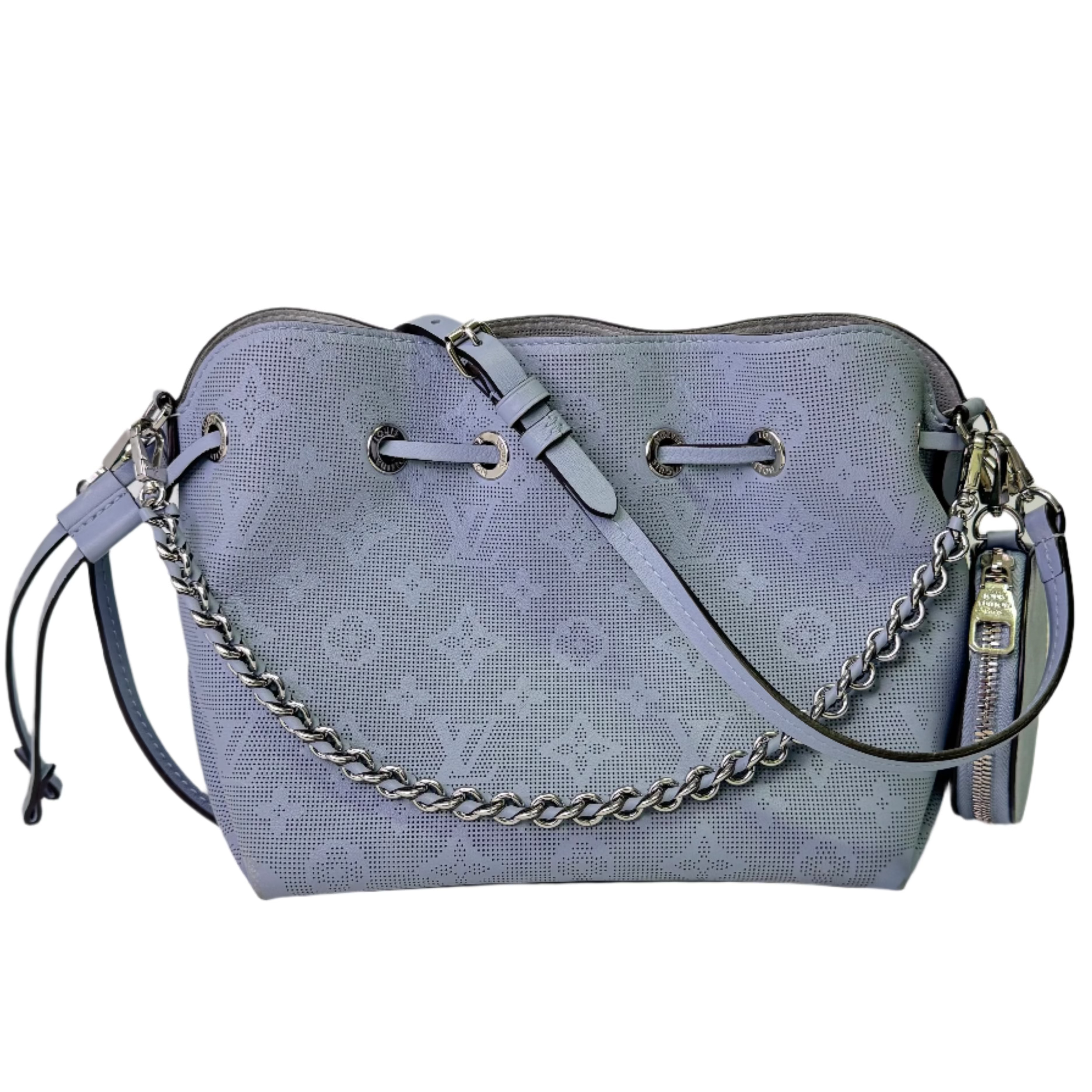 Louis Vuitton Bella Mahina Bag Leather Olympe Blue