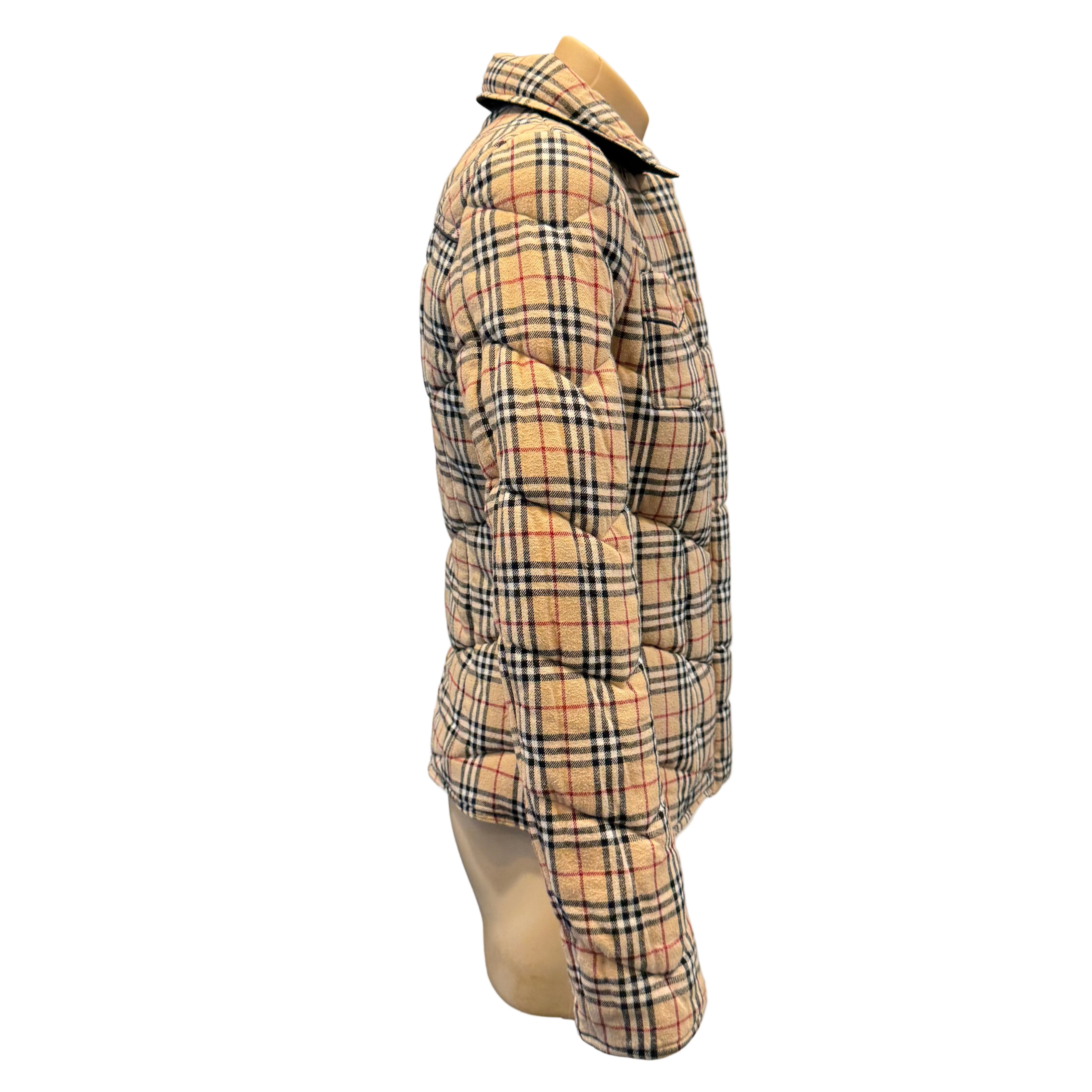 Burberry London Blue Label Puffer Jacket Beige 36