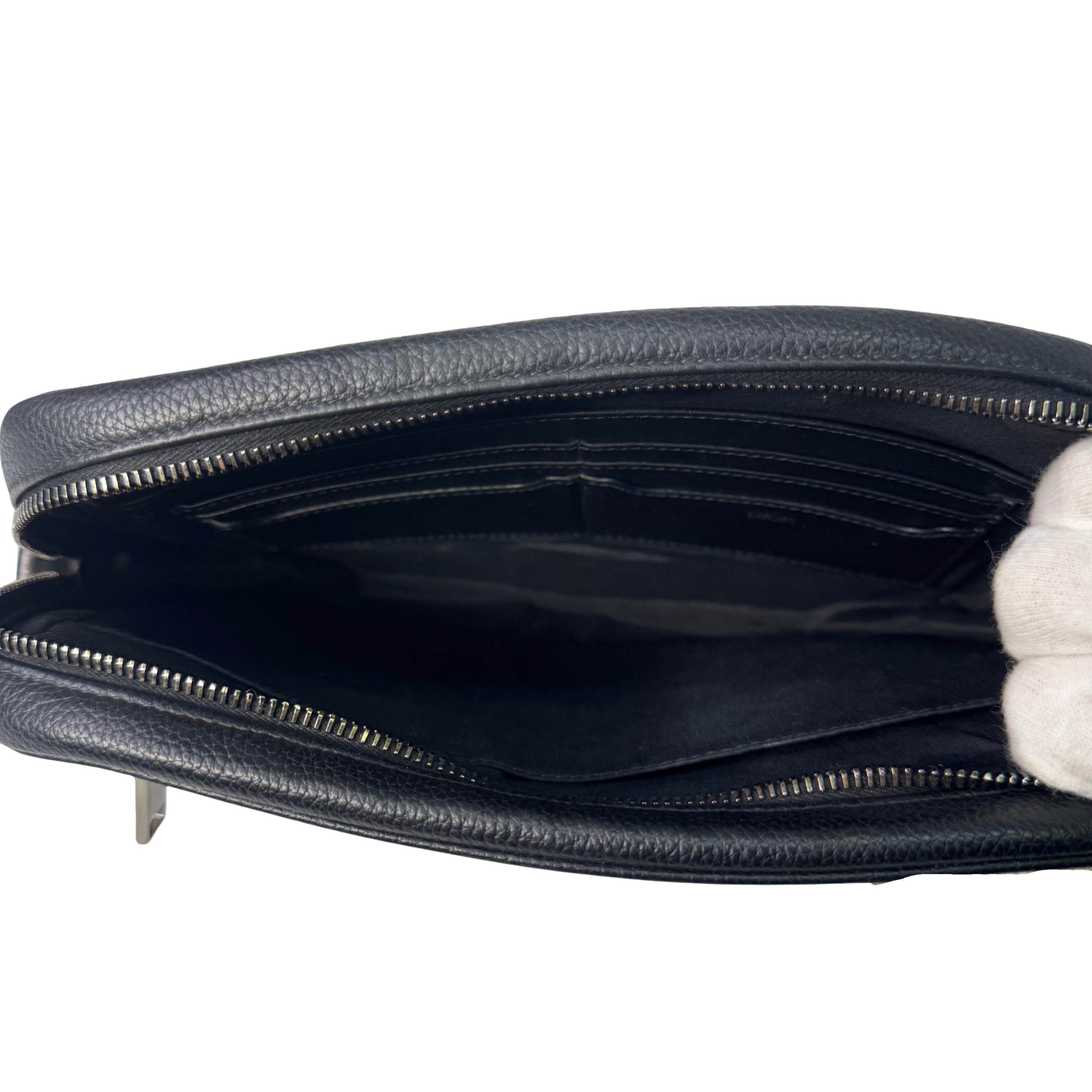 Dior Unisex Oblique Wristlet toiletry clutch Bag