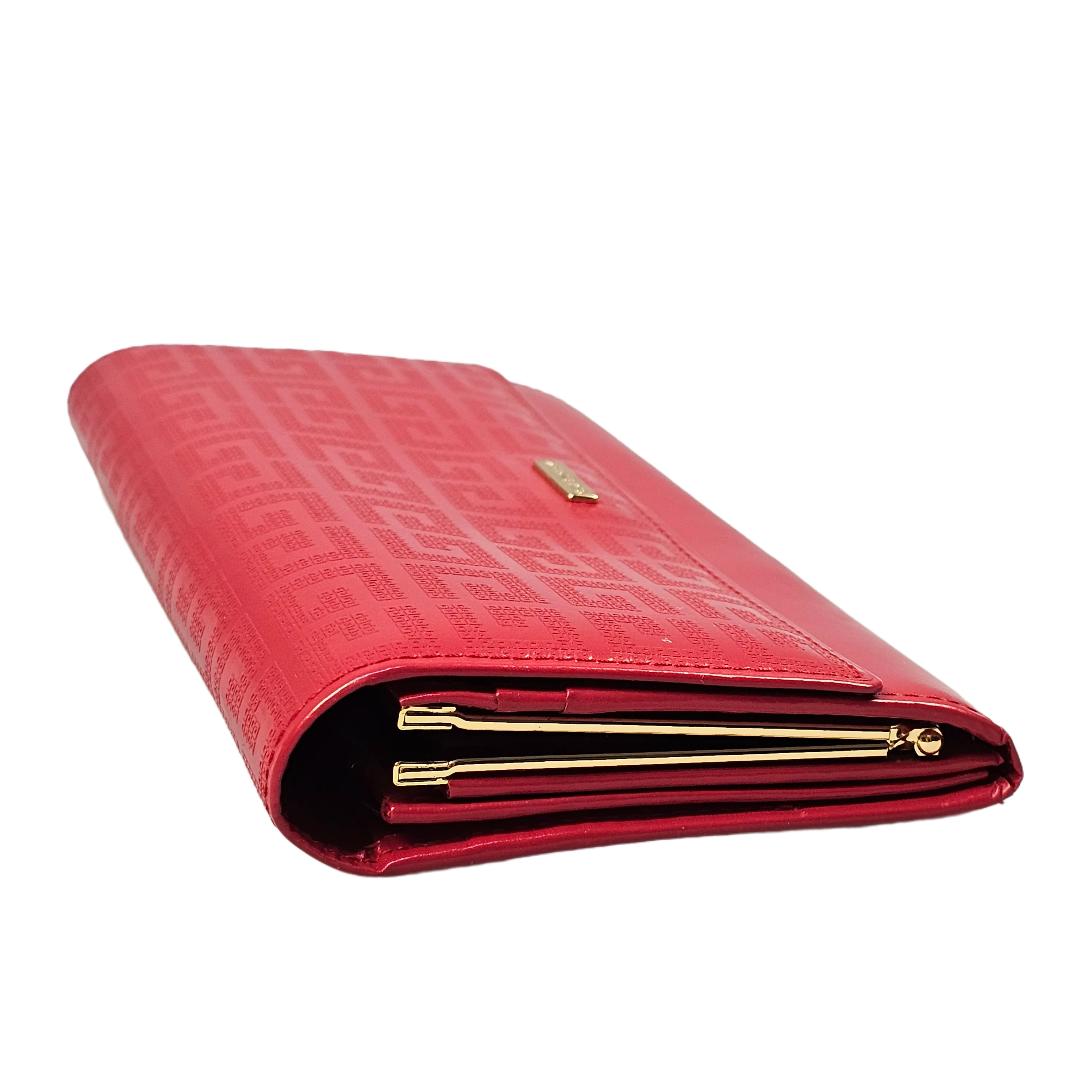 Givenchy Red Leather Long Wallet