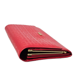 Givenchy Red Leather Long Wallet