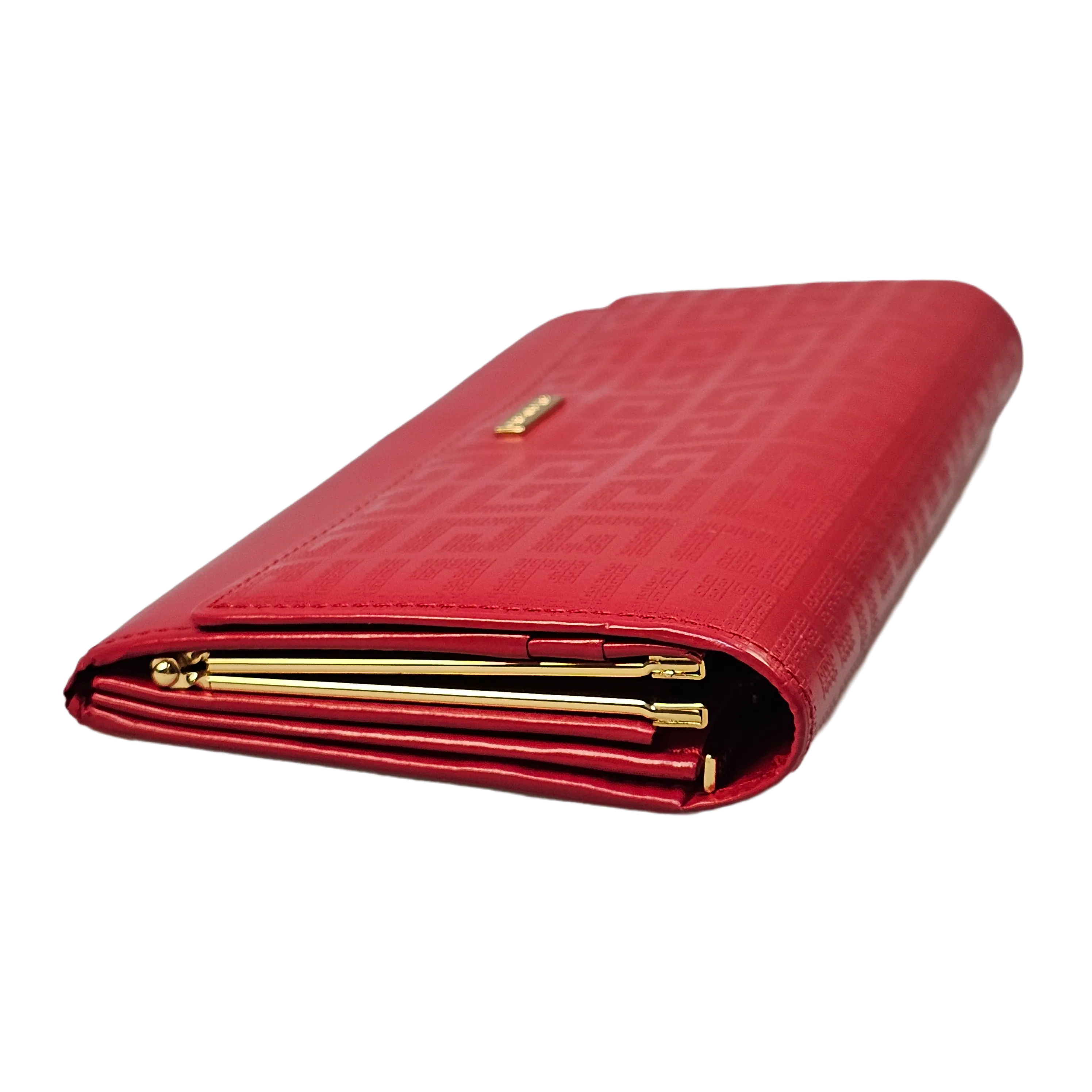 Givenchy Red Leather Long Wallet