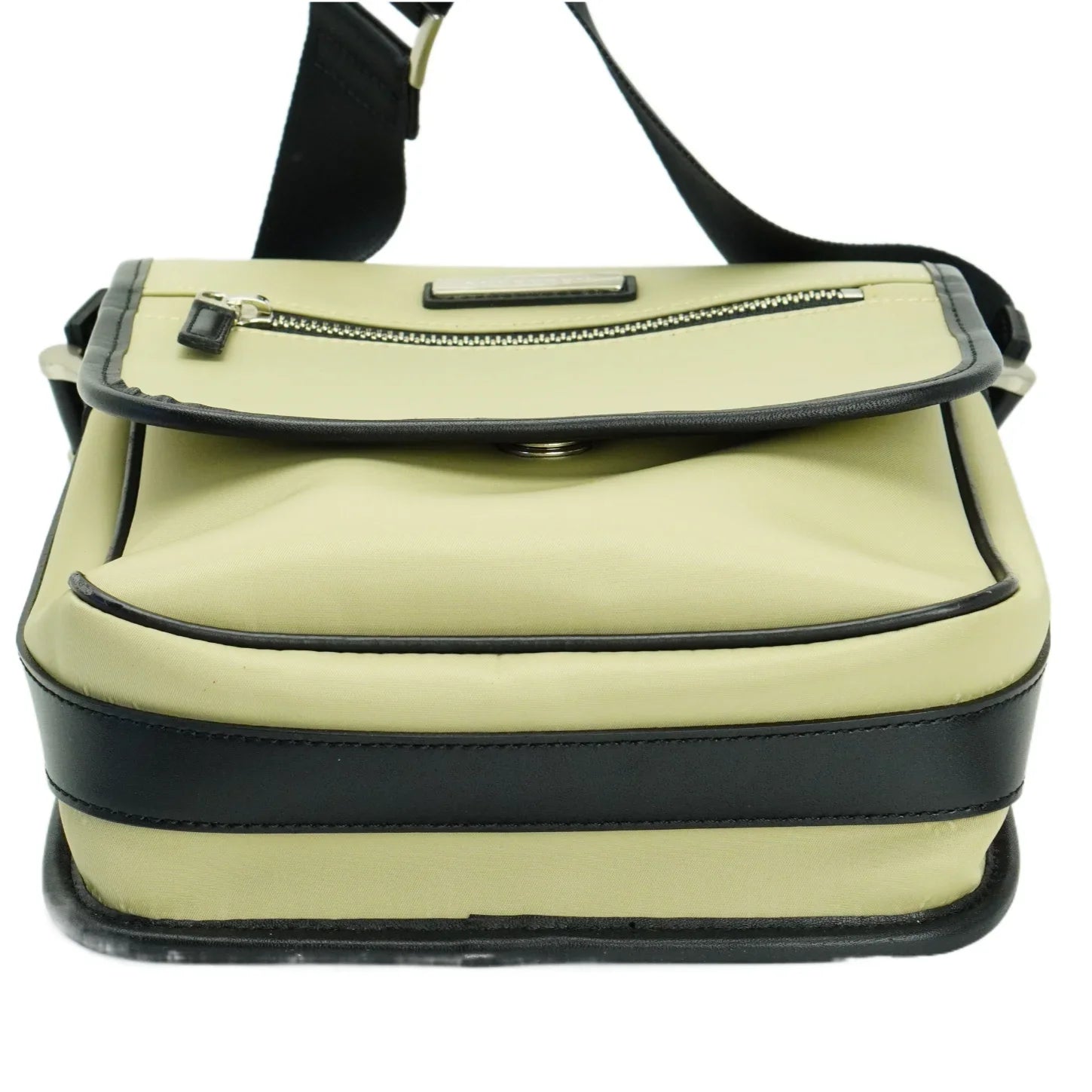 Burberry Nylon Fabric Crossbody Bag Olive