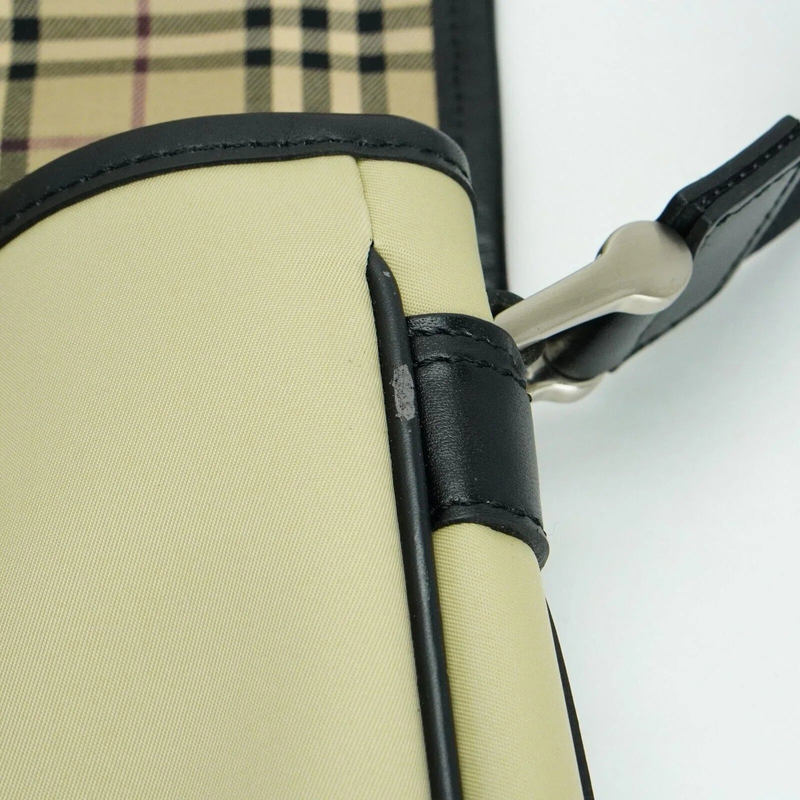 Burberry Nylon Fabric Crossbody Bag Olive