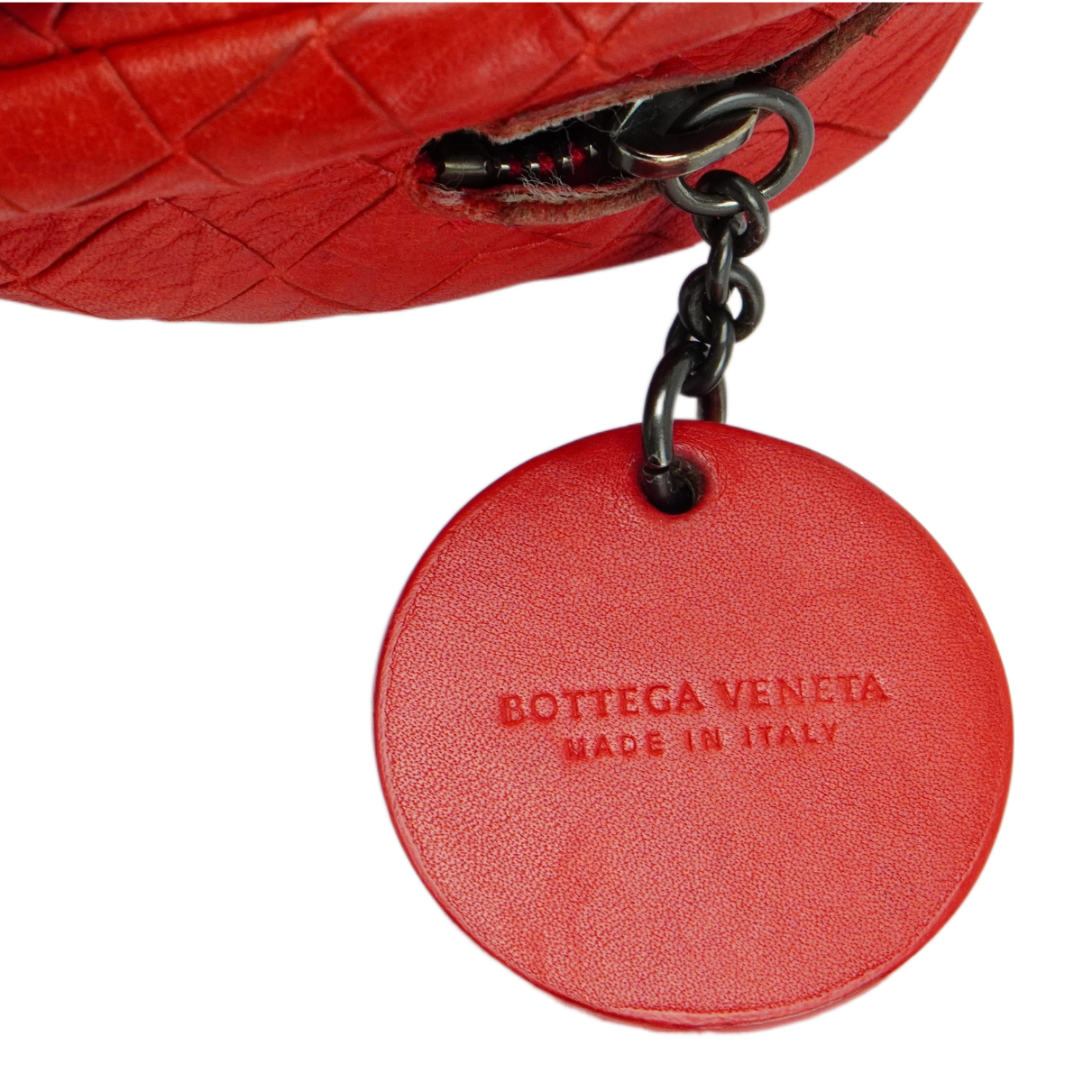 Bottega Veneta Olimpia mini Crossbody Leather Bag Red